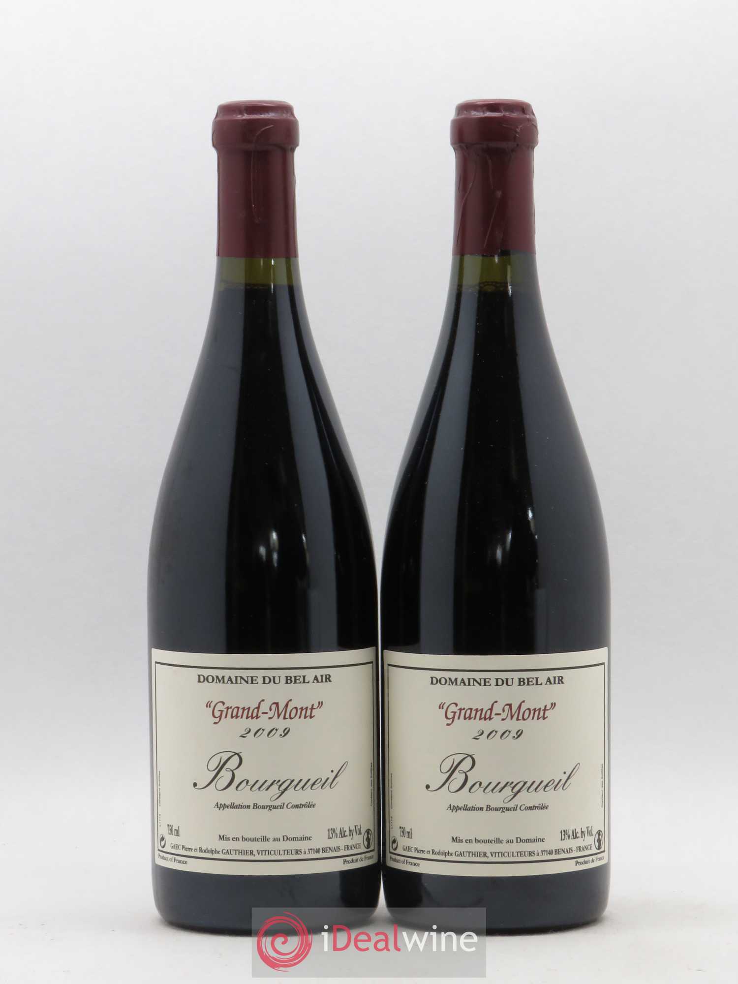 Bourgueil Grand Mont Domaine du Bel Air 2009 - Lot de 2 bouteilles - 0