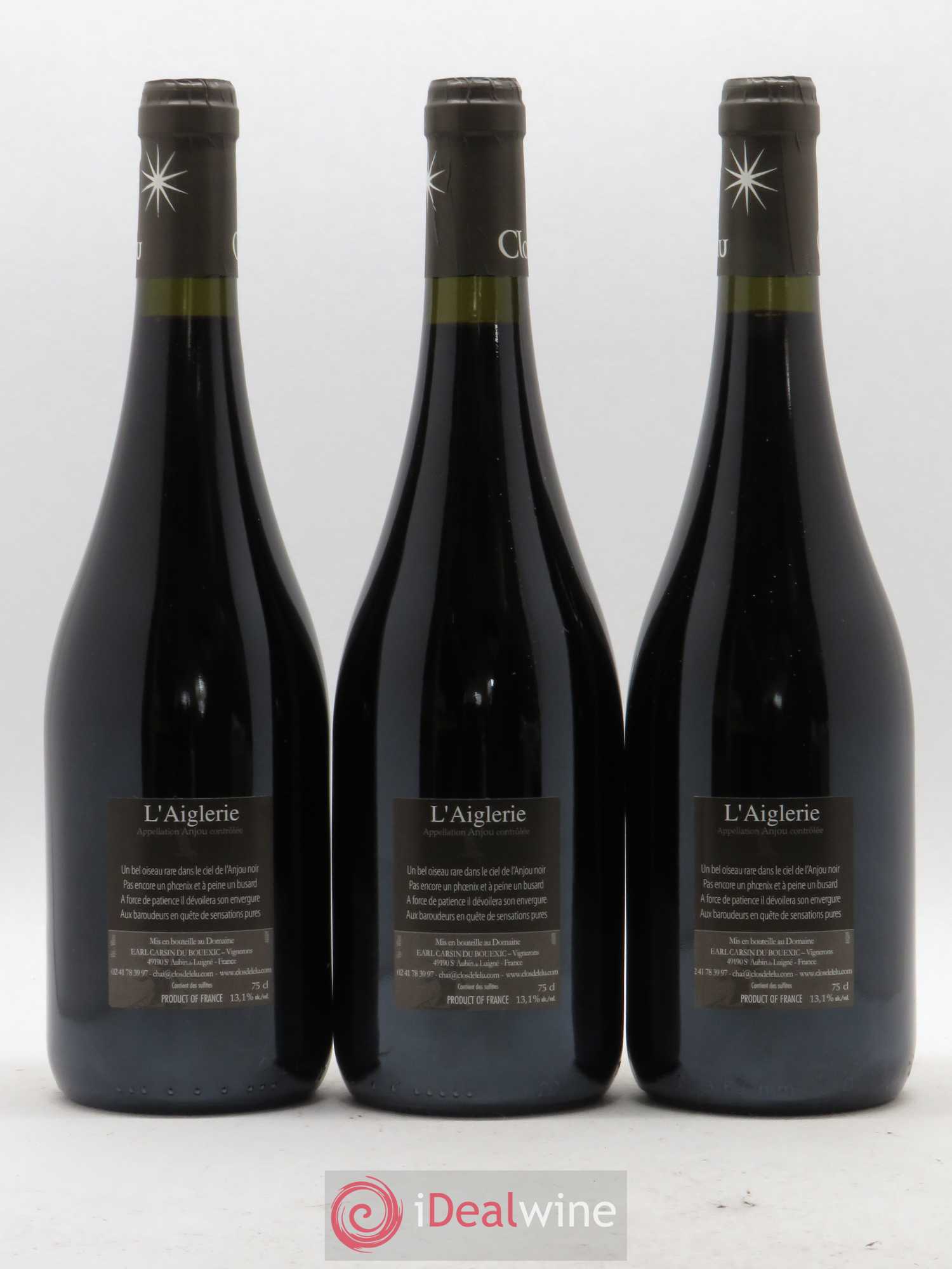 Anjou L'Aiglerie Clos De L'Elu 2009 - Posten von 6 Flaschen - 2