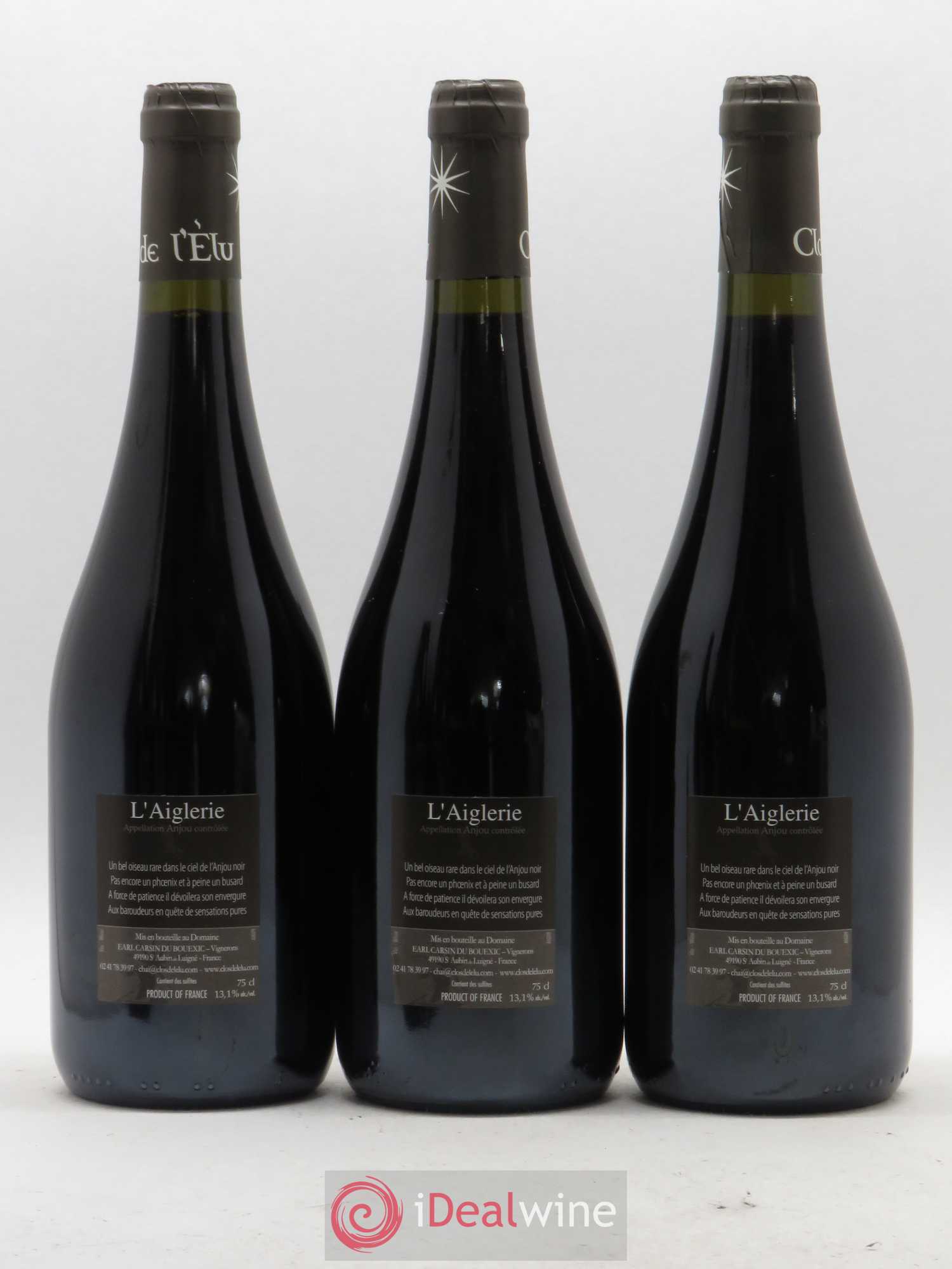 Anjou L'Aiglerie Clos De L'Elu 2009 - Posten von 6 Flaschen - 4