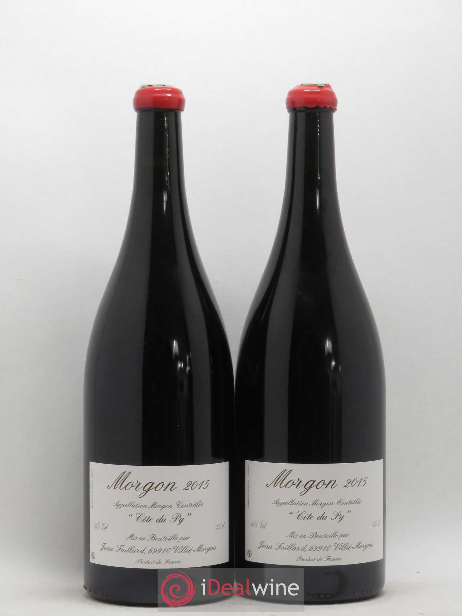 Morgon Côte du Py Jean Foillard 2015 - Lot de 2 magnums - 0