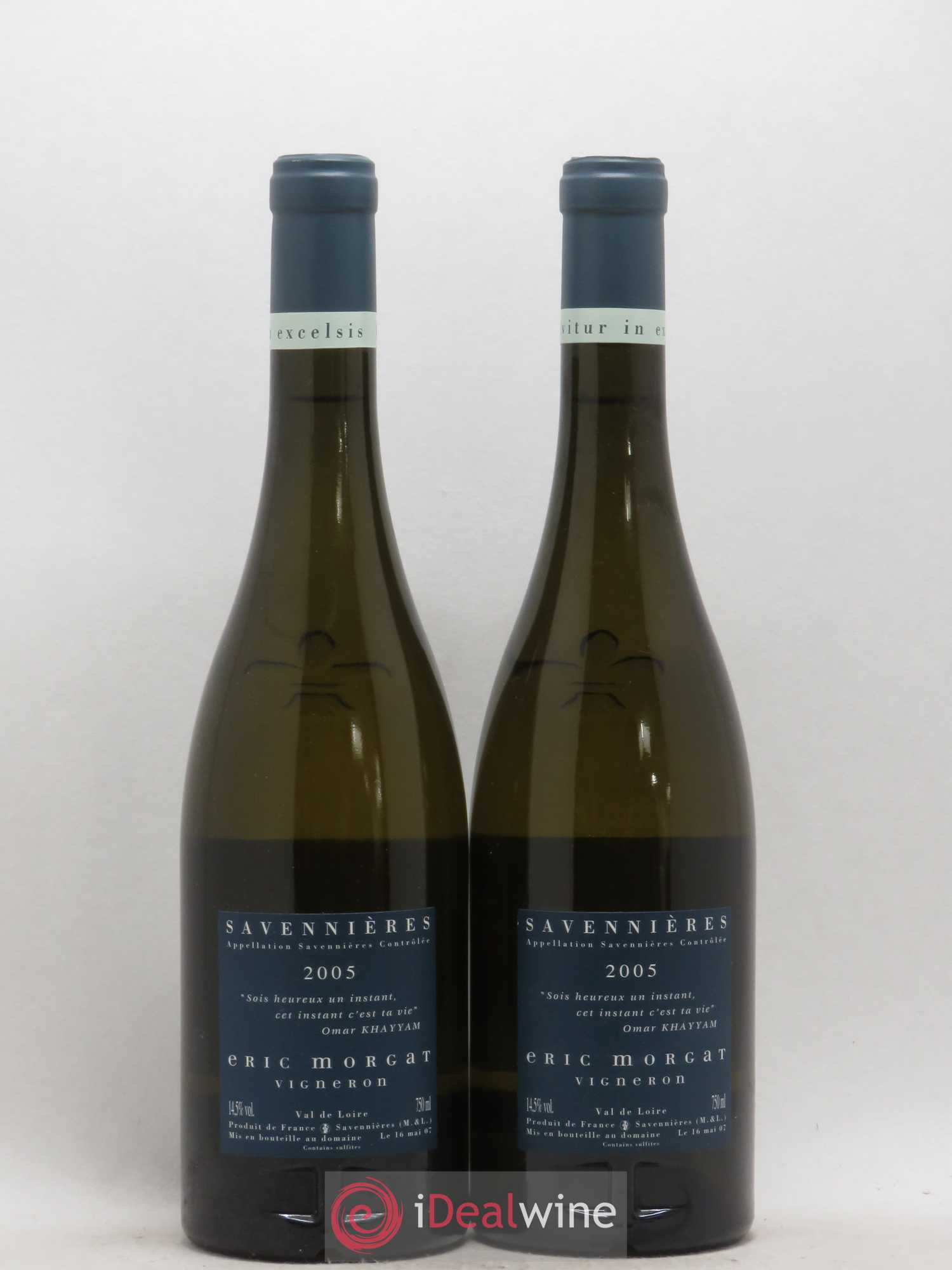 Savennières L'Enclos Eric Morgat 2005 - Posten von 2 Flaschen - 1