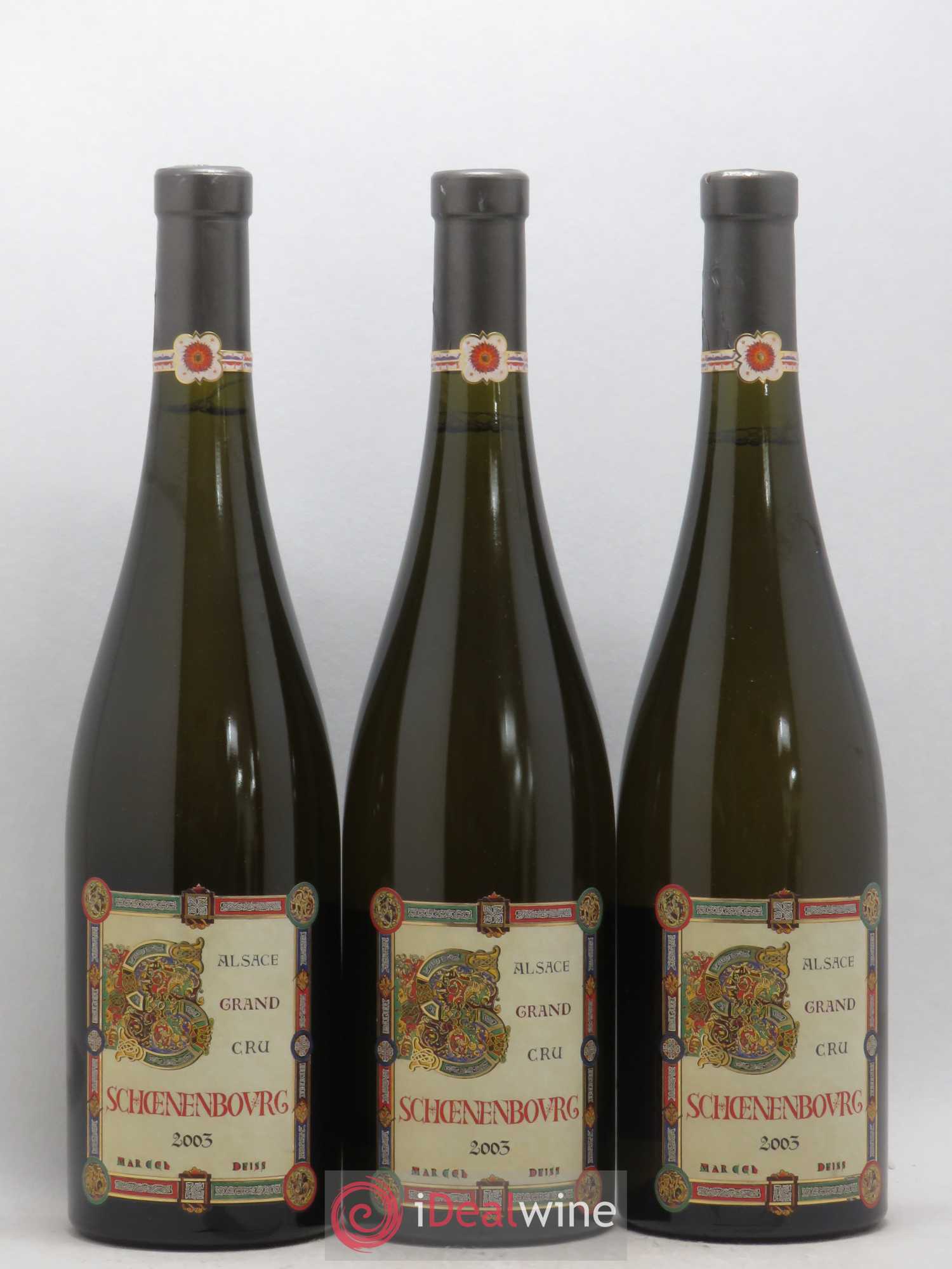 Alsace Grand Cru Schoenenbourg Marcel Deiss (Domaine) 2003 - Lot de 3 bouteilles - 0