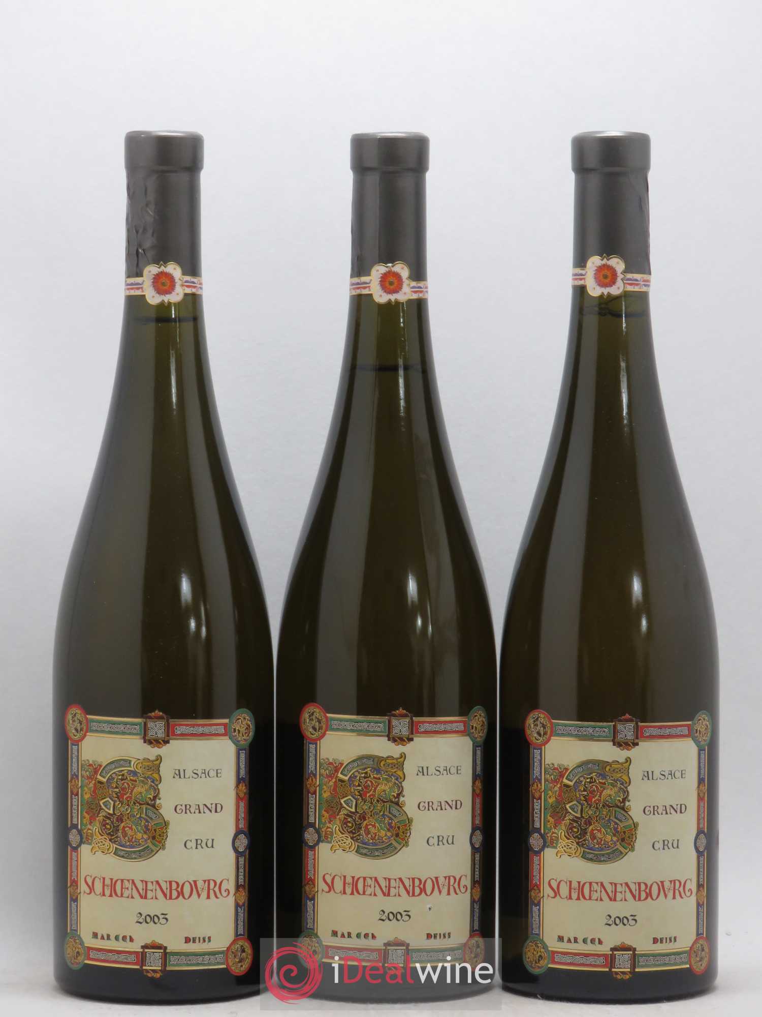 Alsace Grand Cru Schoenenbourg Marcel Deiss (Domaine) 2003 - Lot de 3 bouteilles - 0