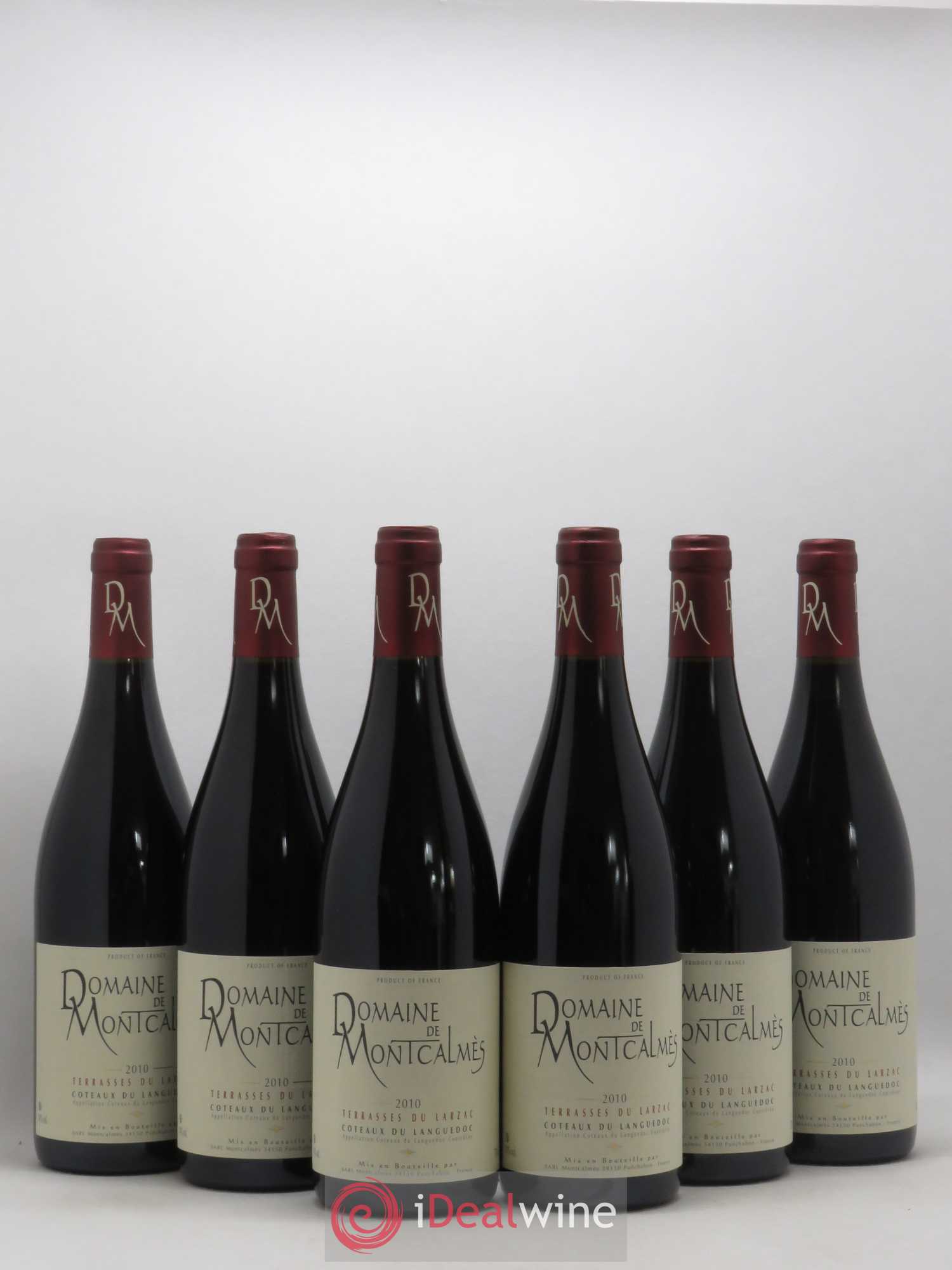Terrasses du Larzac Domaine de Montcalmès Frédéric Pourtalié 2010 - Lot de 6 bouteilles - 0
