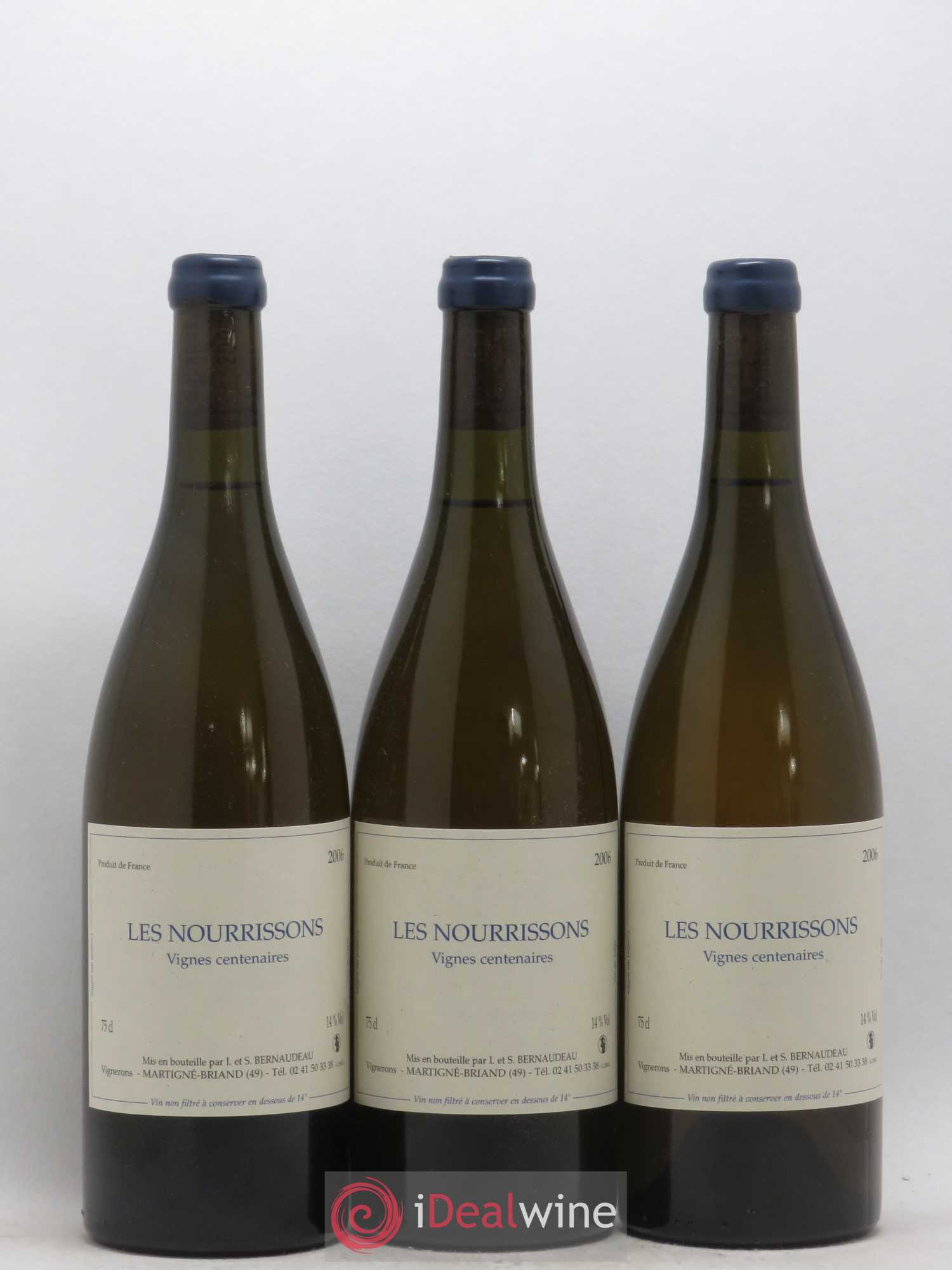 Vin de France Les Nourrissons Stéphane Bernaudeau 2006 - Lot of 6 bottles - 2