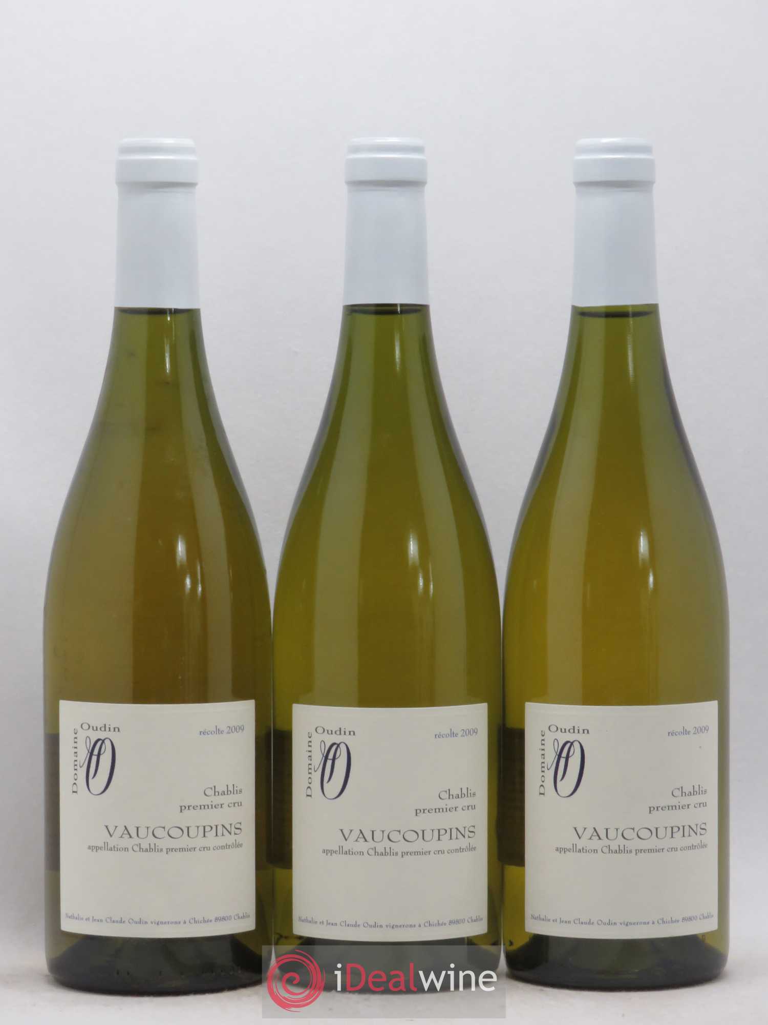 Chablis 1er Cru Vaucoupins Domaine Jean Claude Oudin 2009 - Posten von 6 Flaschen - 1