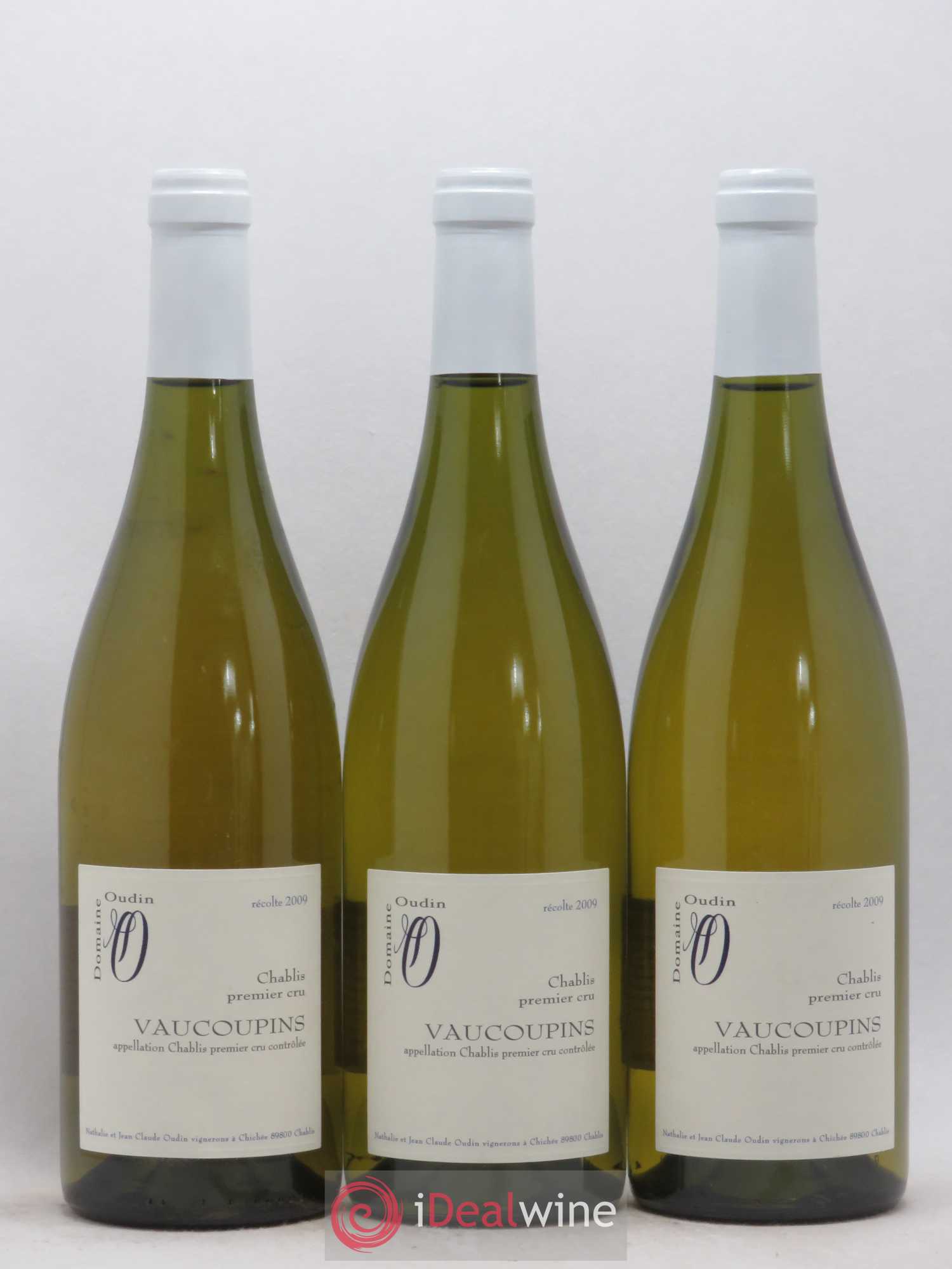 Chablis 1er Cru Vaucoupins Domaine Jean Claude Oudin 2009 - Posten von 6 Flaschen - 2