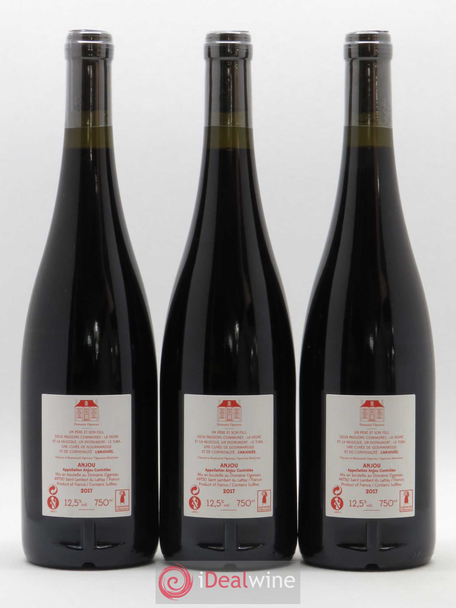 Anjou L'Anjouee Domaine Ogereau 2017 - Posten von 6 Flaschen - 2