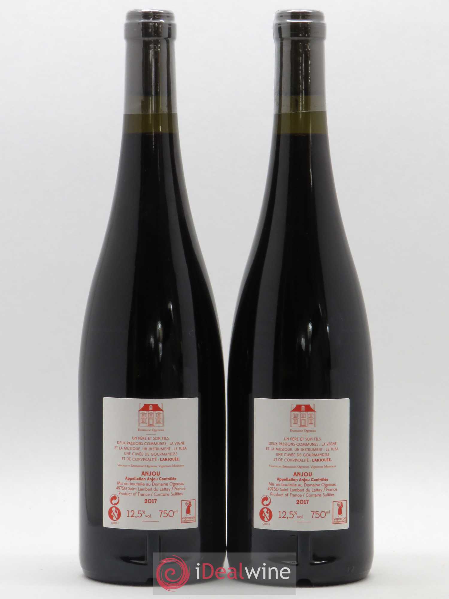 Anjou L'Anjouee Domaine Ogereau 2017 - Posten von 2 Flaschen - 1