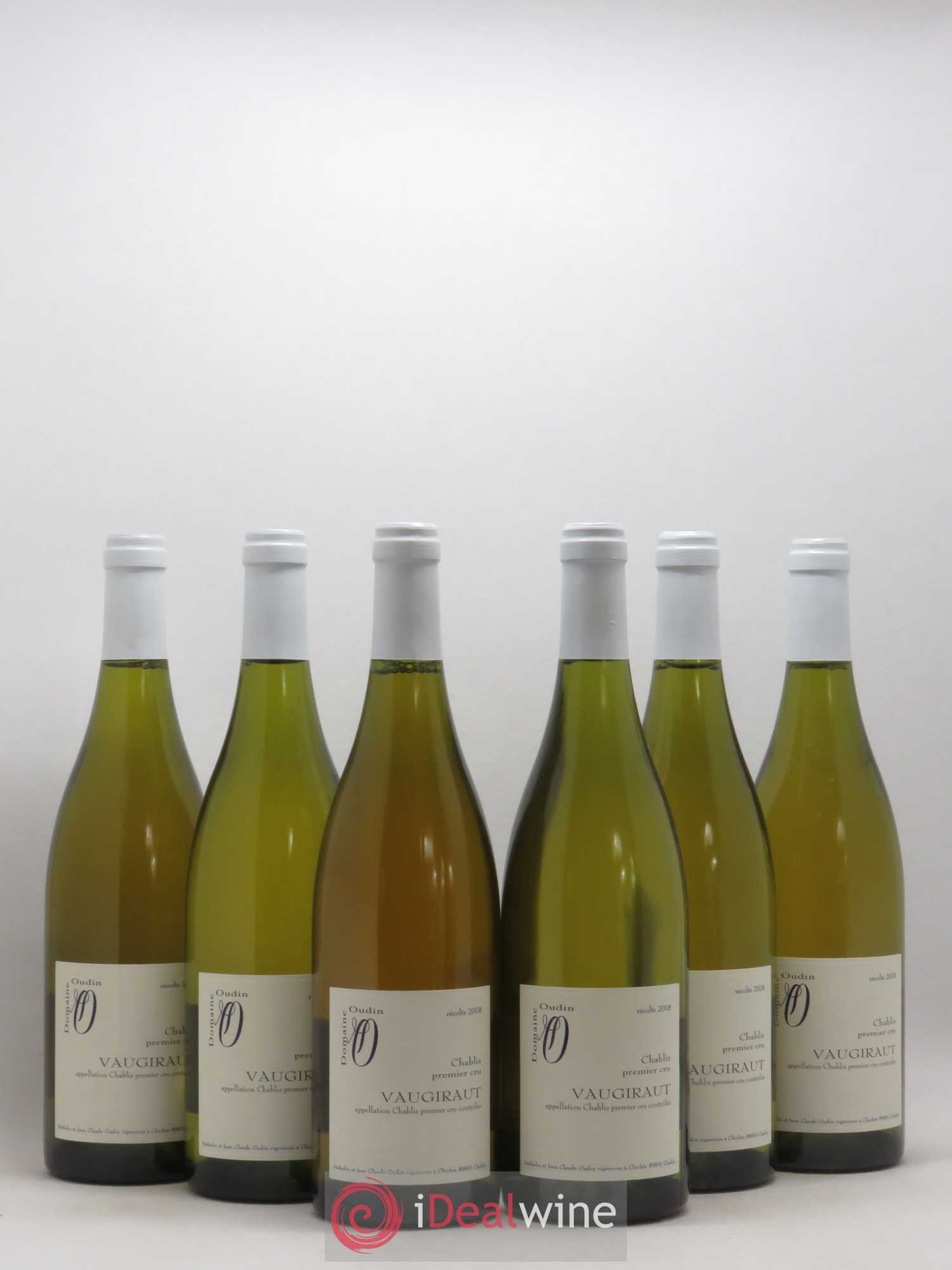 Chablis 1er Cru Vaugiraut Domaine Jean Claude Oudin 2008 - Posten von 6 Flaschen - 0