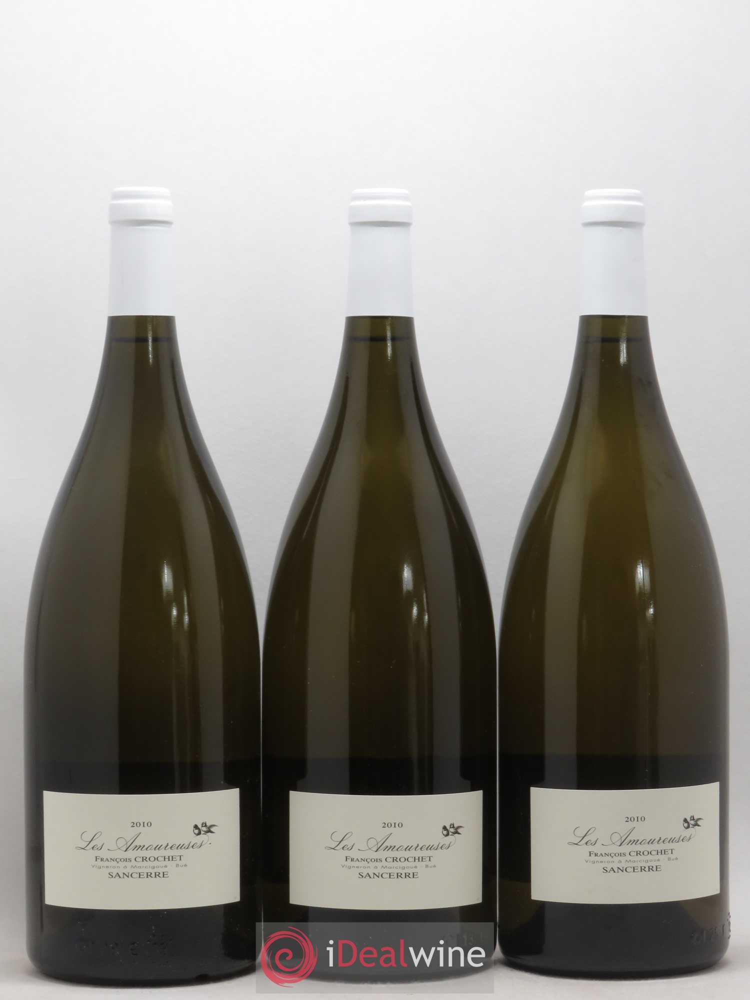 Sancerre Les Amoureuses François Crochet 2010 - Posten von 3 Magnum - 0