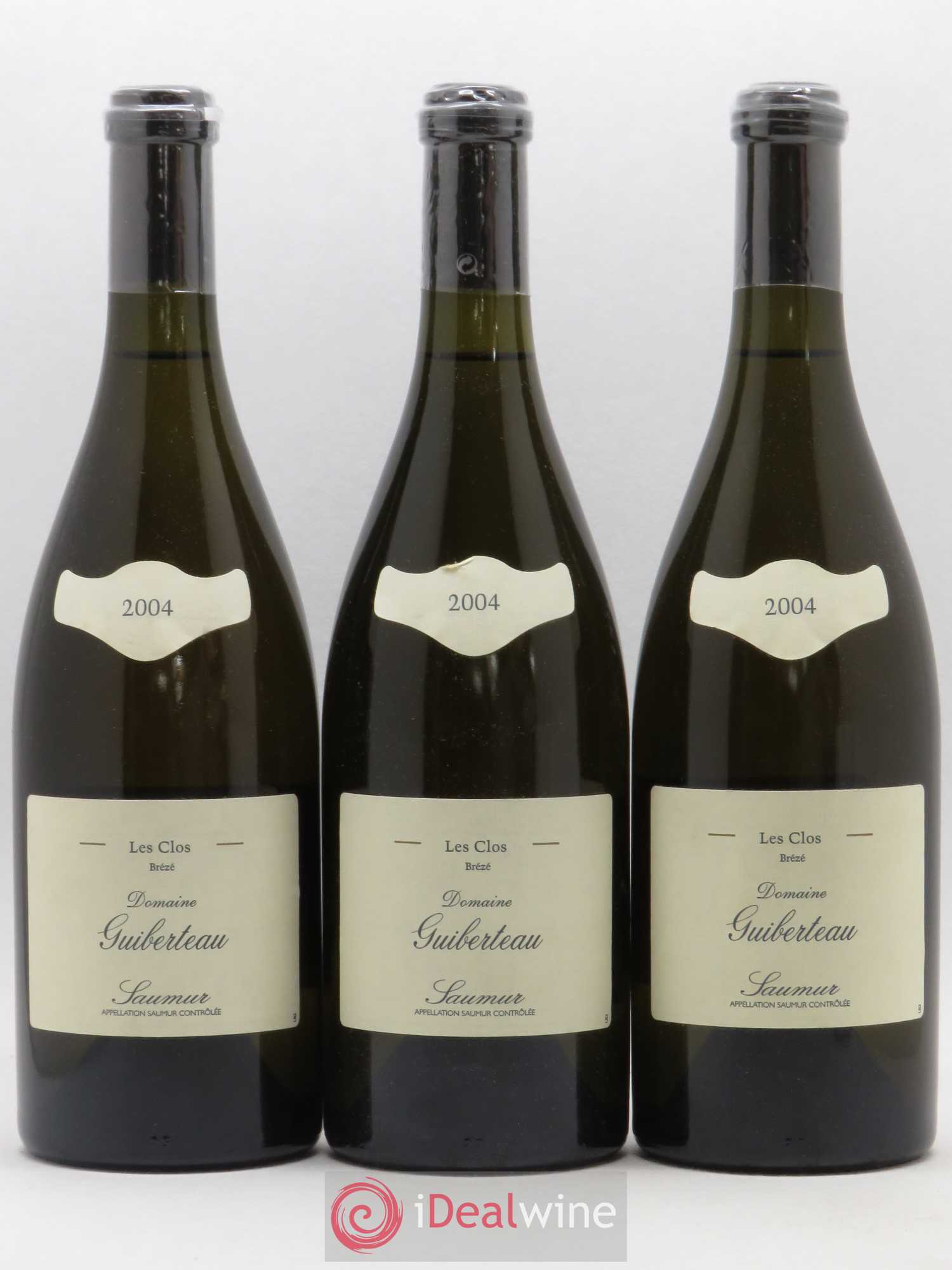 Saumur Brézé Les Clos Guiberteau (Domaine) 2004 - Lot de 3 bouteilles - 0