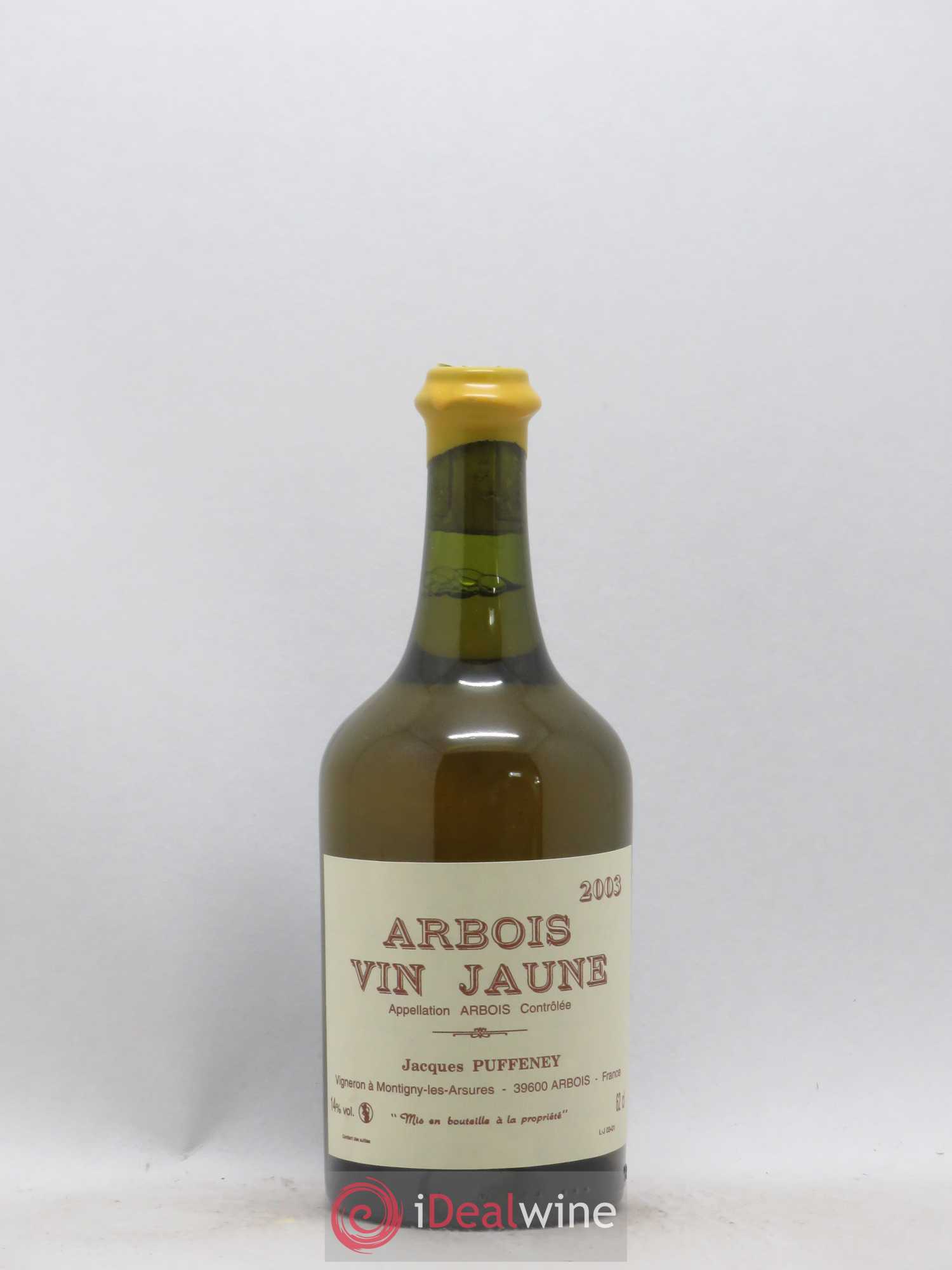 Arbois Vin Jaune Jacques Puffeney 2003 - Lot de 1 bouteille - 0