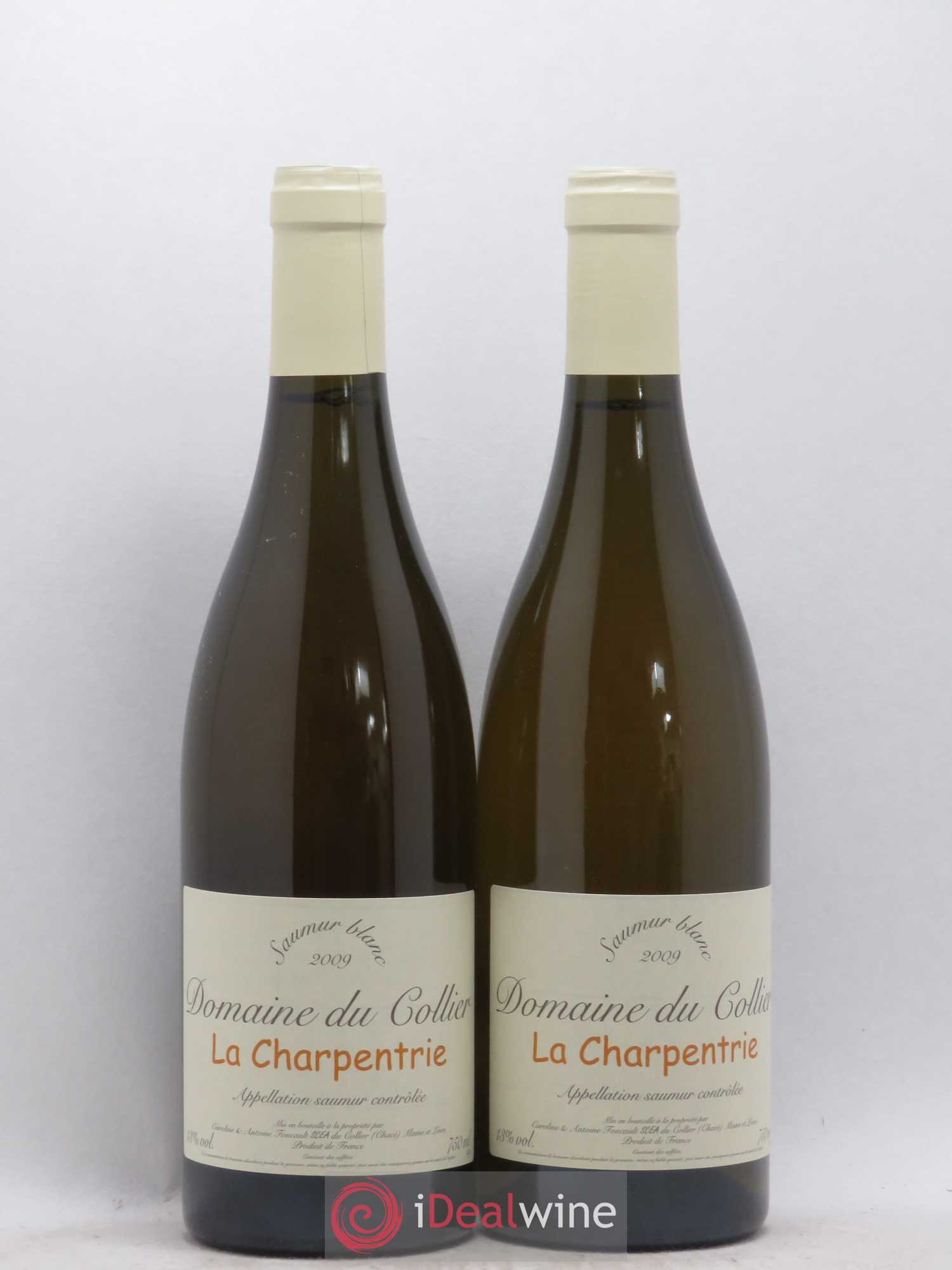 Saumur La Charpentrie Domaine du Collier 2009 - Lot de 2 bouteilles - 0