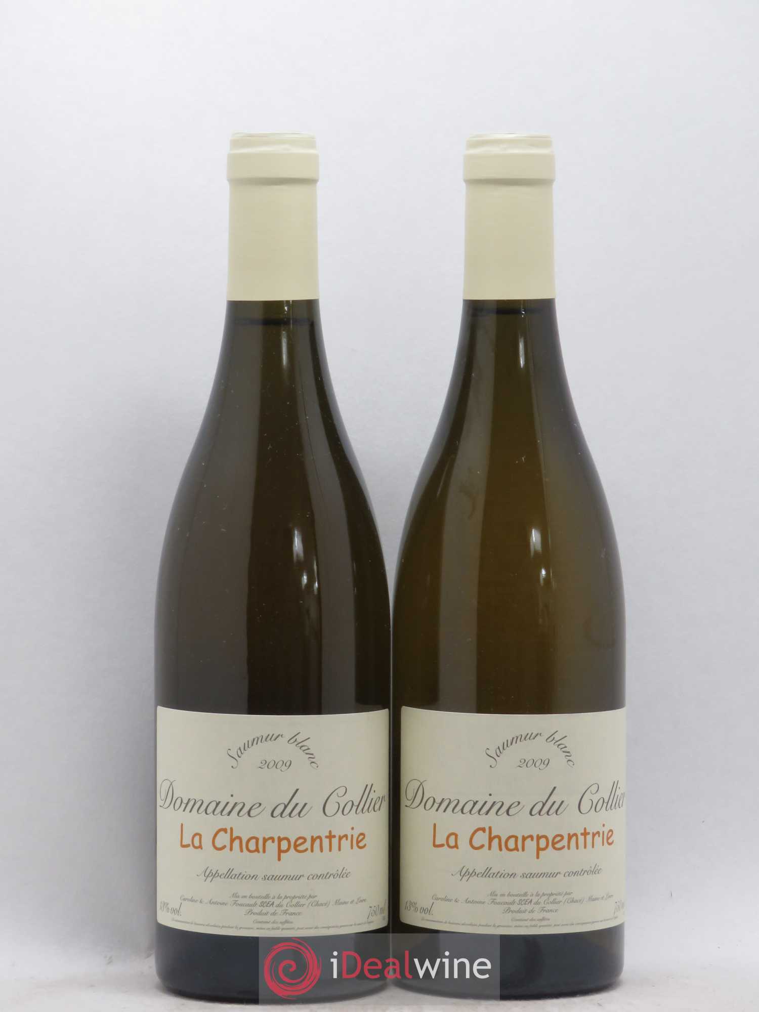 Saumur La Charpentrie Domaine du Collier 2009 - Lot de 2 bouteilles - 0