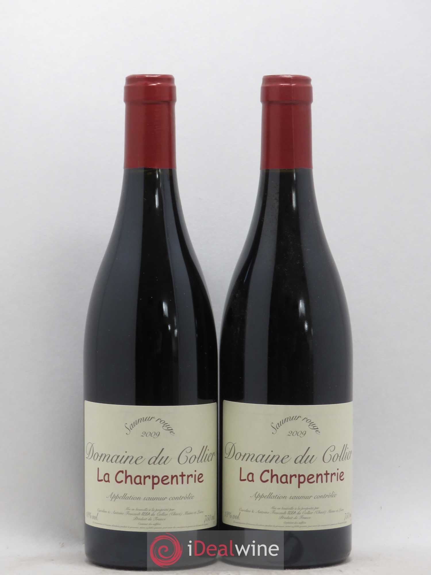 Saumur La Charpentrie Domaine du Collier 2009 - Lot de 2 bouteilles - 0