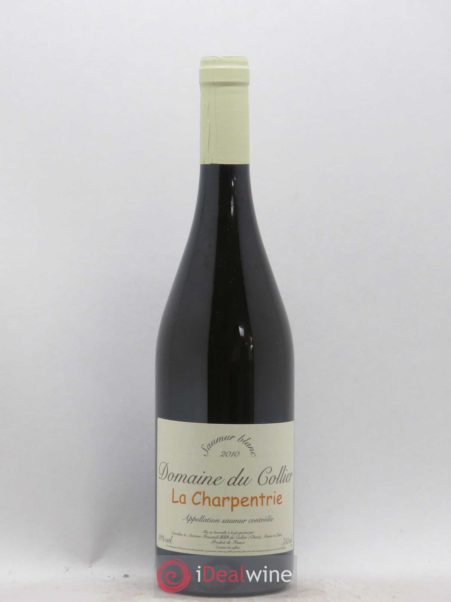 Saumur La Charpentrie Domaine du Collier 2010 - Lot de 1 bouteille - 0