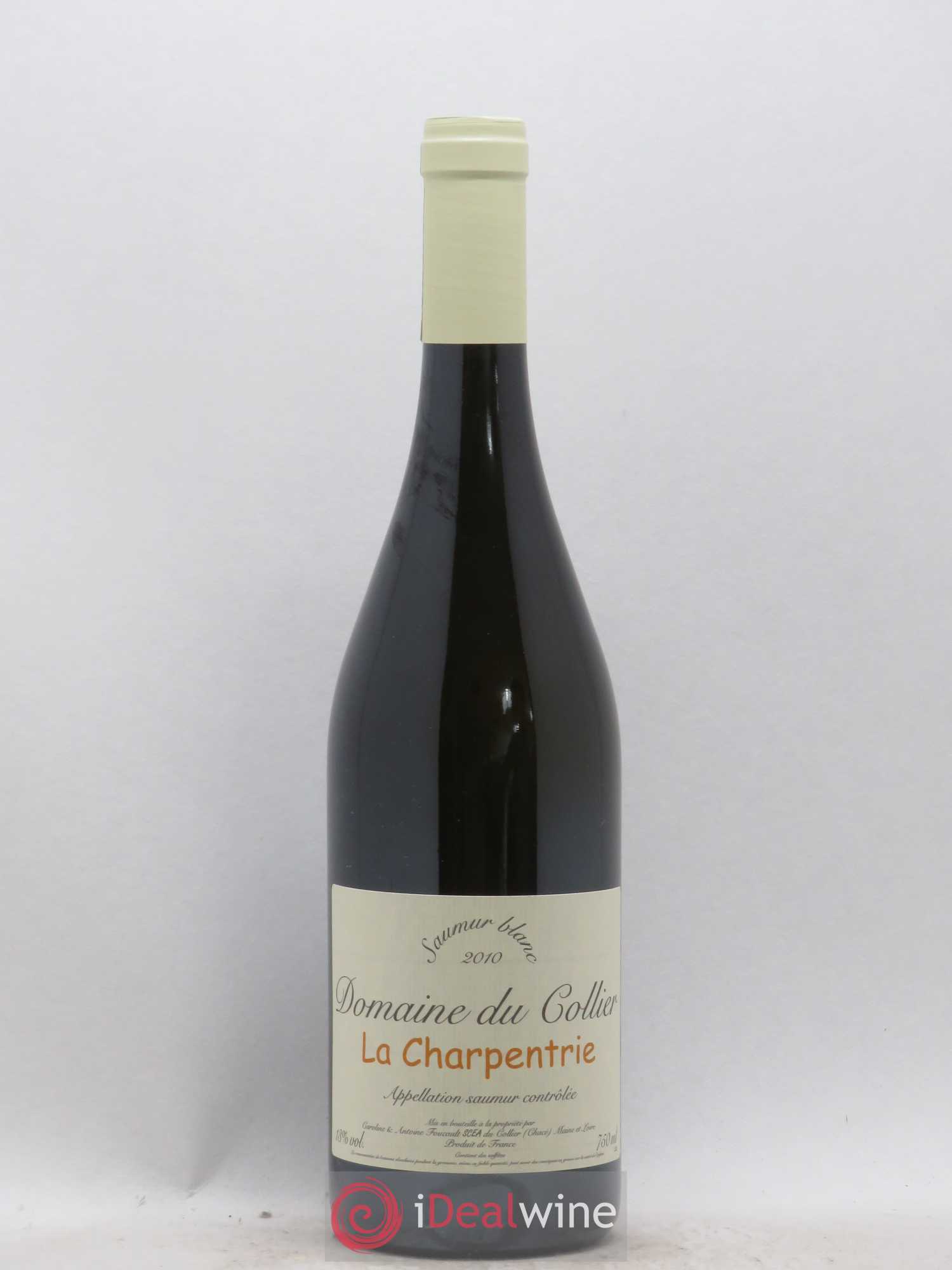 Saumur La Charpentrie Domaine du Collier 2010 - Lot de 1 bouteille - 0