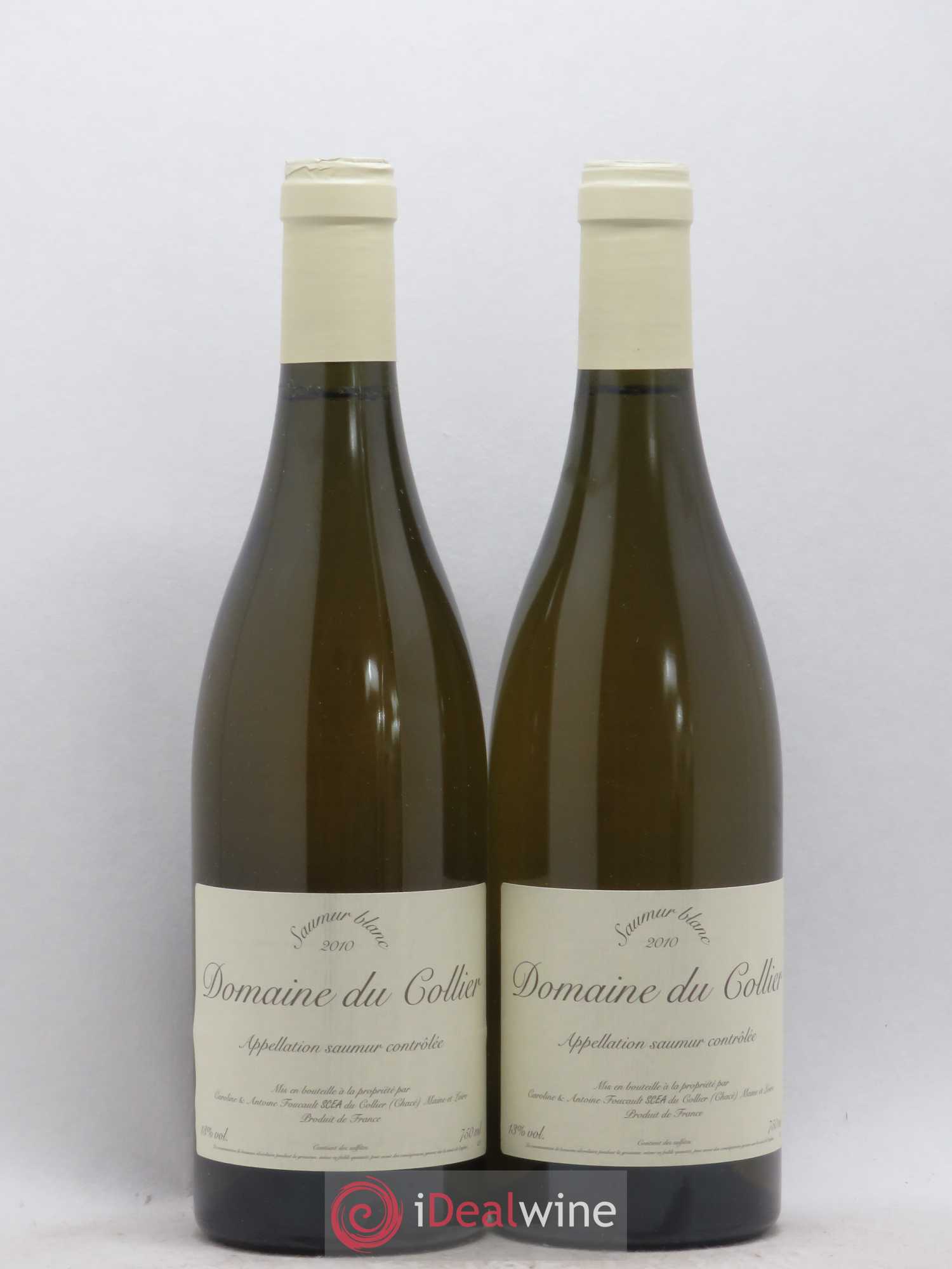 Saumur Domaine du Collier 2010 - Lot de 2 bouteilles - 0
