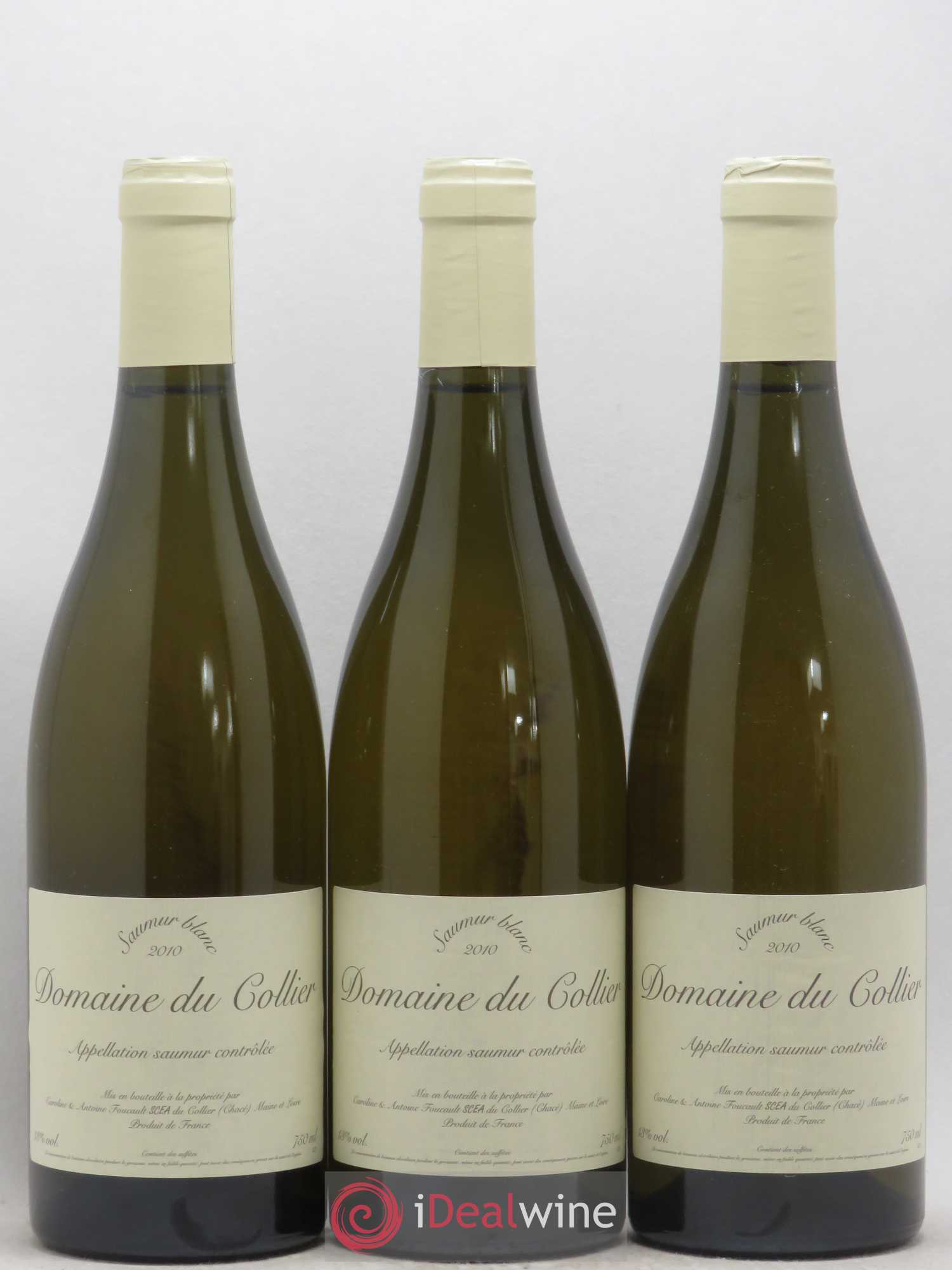 Saumur Domaine du Collier 2010 - Lot de 3 bouteilles - 0