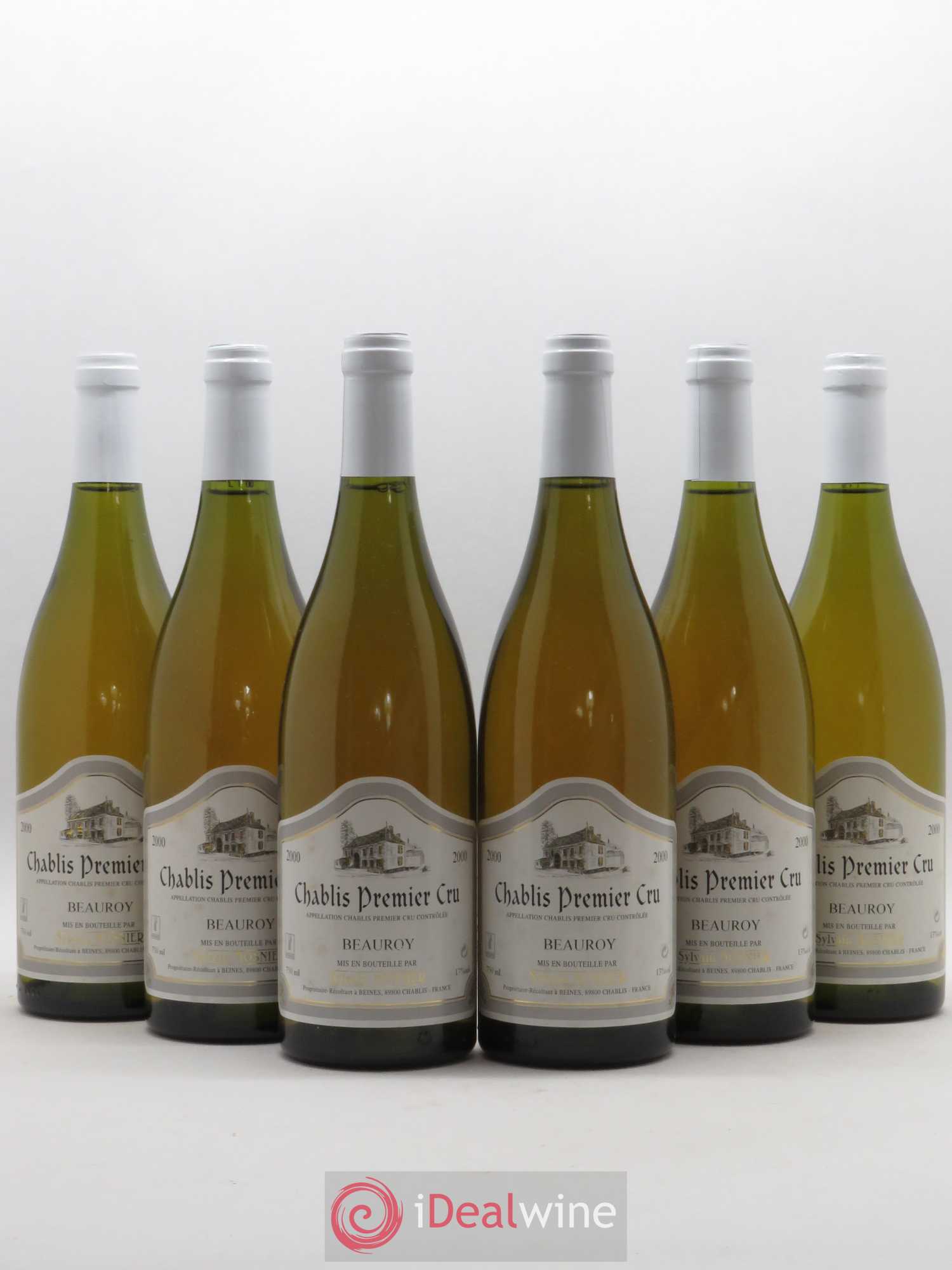 Chablis 1er Cru Beauroy Domaine Sylvain Mosnier 2000 - Posten von 6 Flaschen - 0