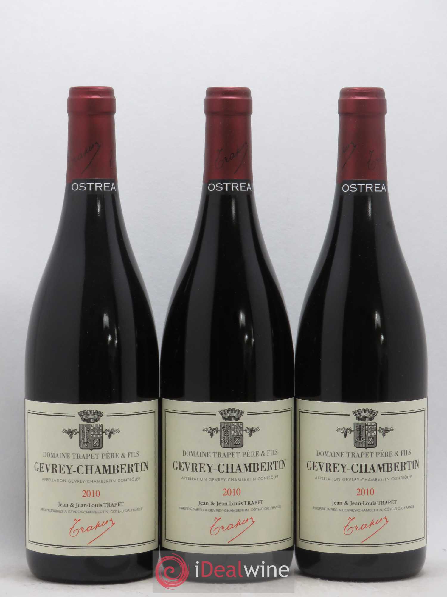 Gevrey-Chambertin Ostrea Domaine Trapet 2010 - Lot de 3 bouteilles - 0
