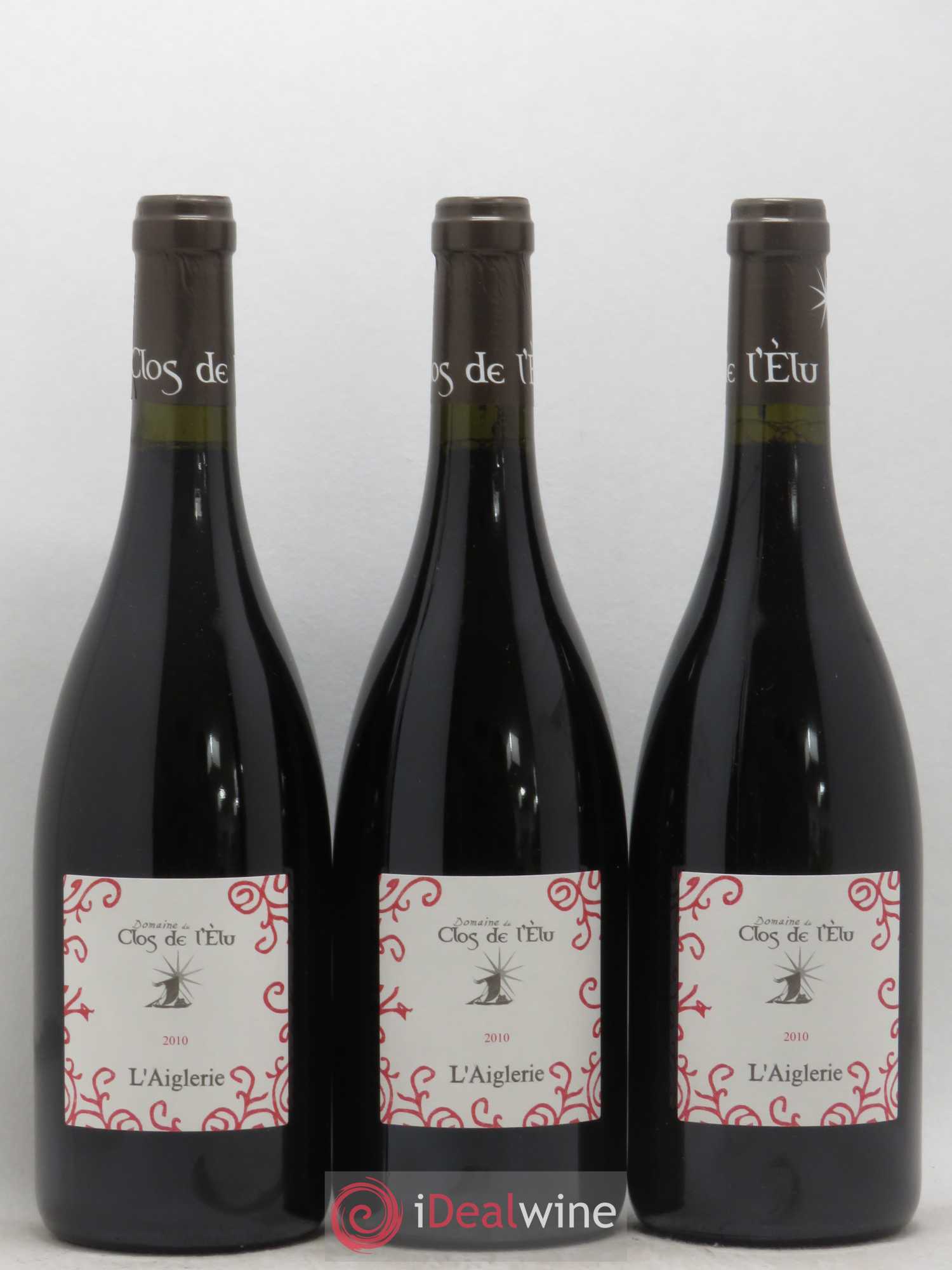 Anjou L'Aiglerie Clos De L'Elu 2010 - Posten von 3 Flaschen - 0