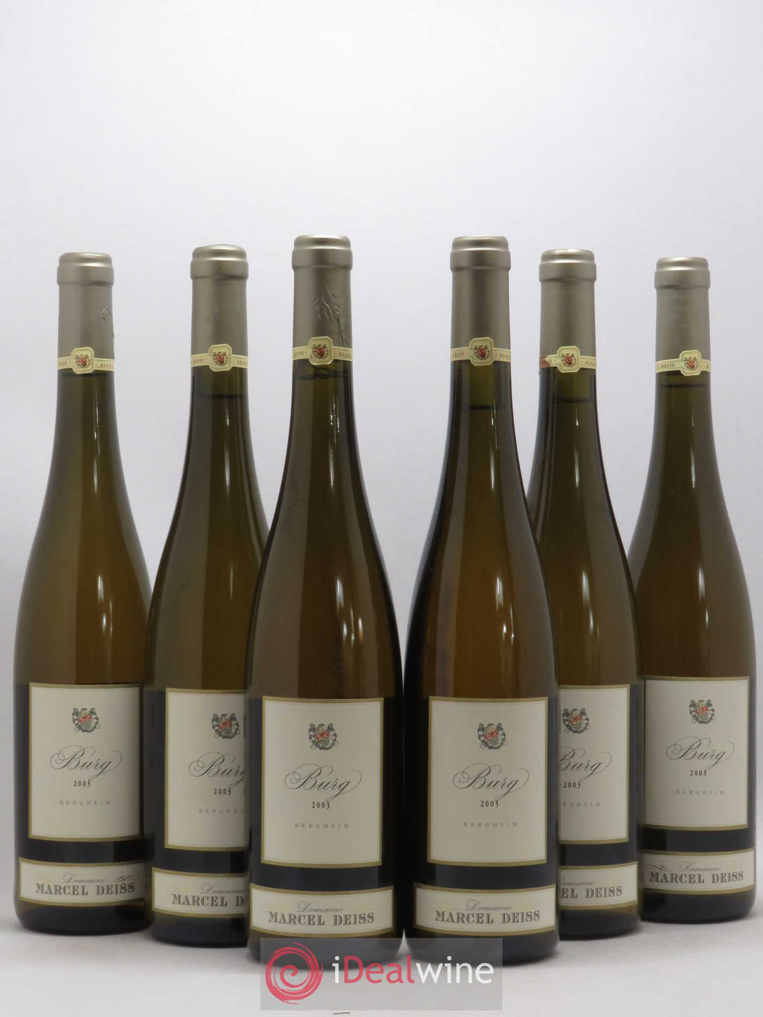 Alsace Burg Marcel Deiss (Domaine) 2003 - Lot de 6 bouteilles - 0
