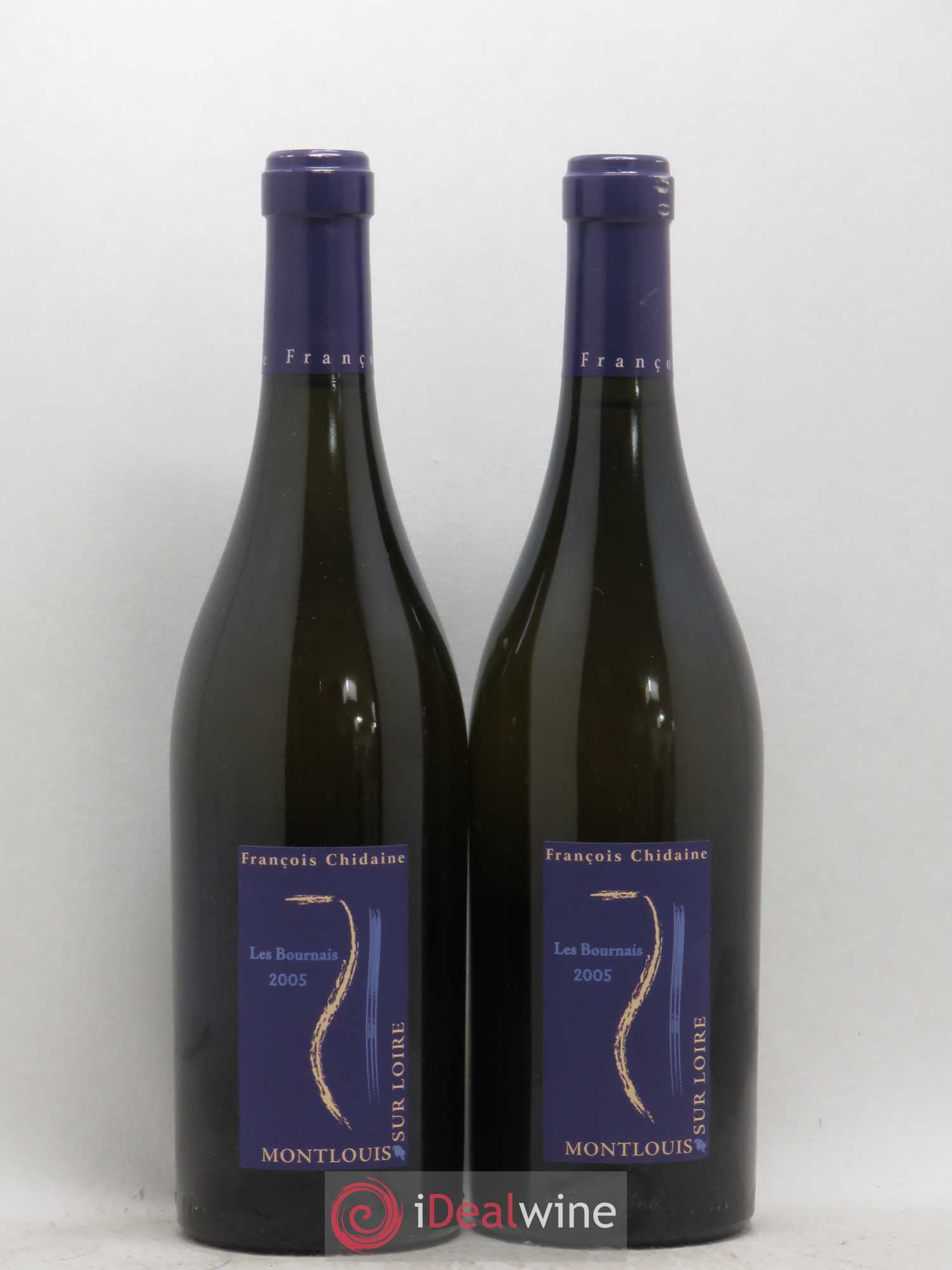 Montlouis-sur-Loire Les Bournais François Chidaine 2005 - Lot de 2 bouteilles - 0