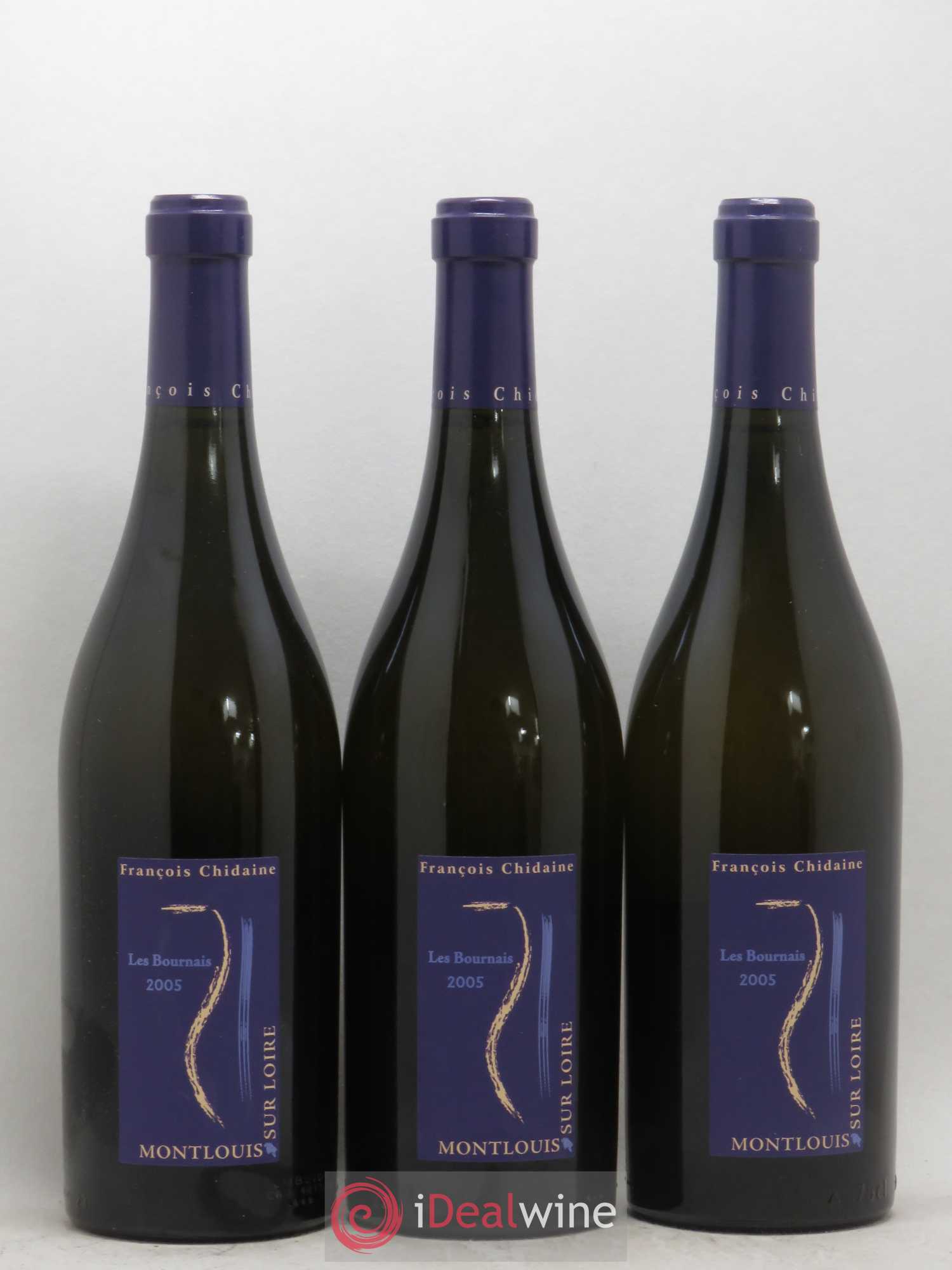 Montlouis-sur-Loire Les Bournais François Chidaine 2005 - Lot de 6 bouteilles - 1