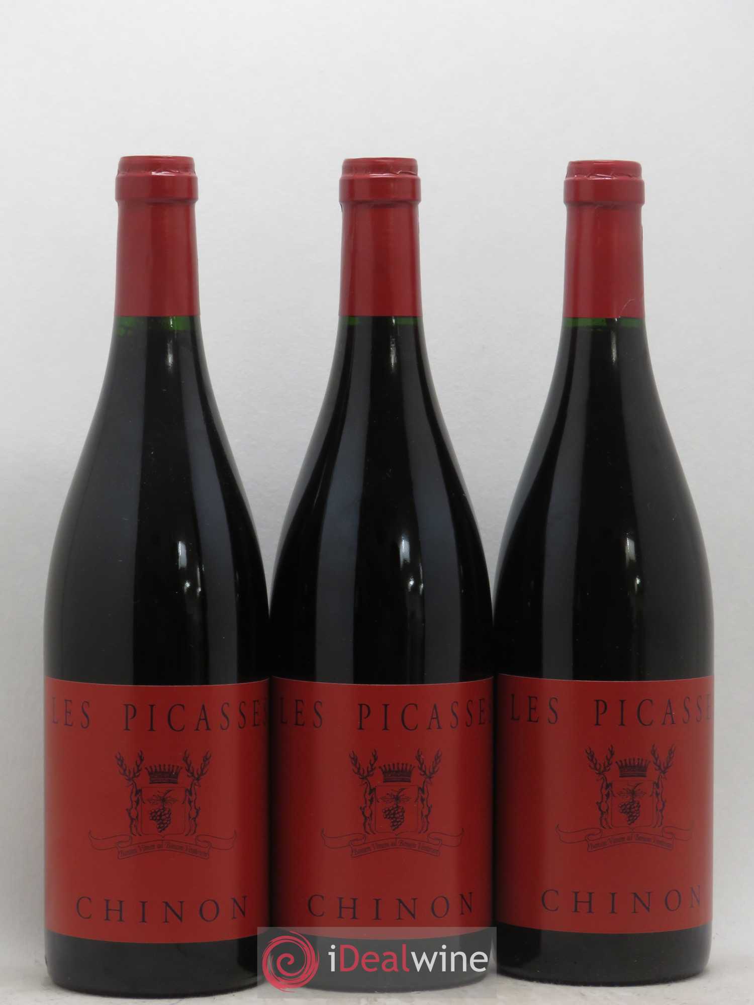 Chinon Les Picasses Château De Coulaine 2005 - Posten von 3 Flaschen - 0