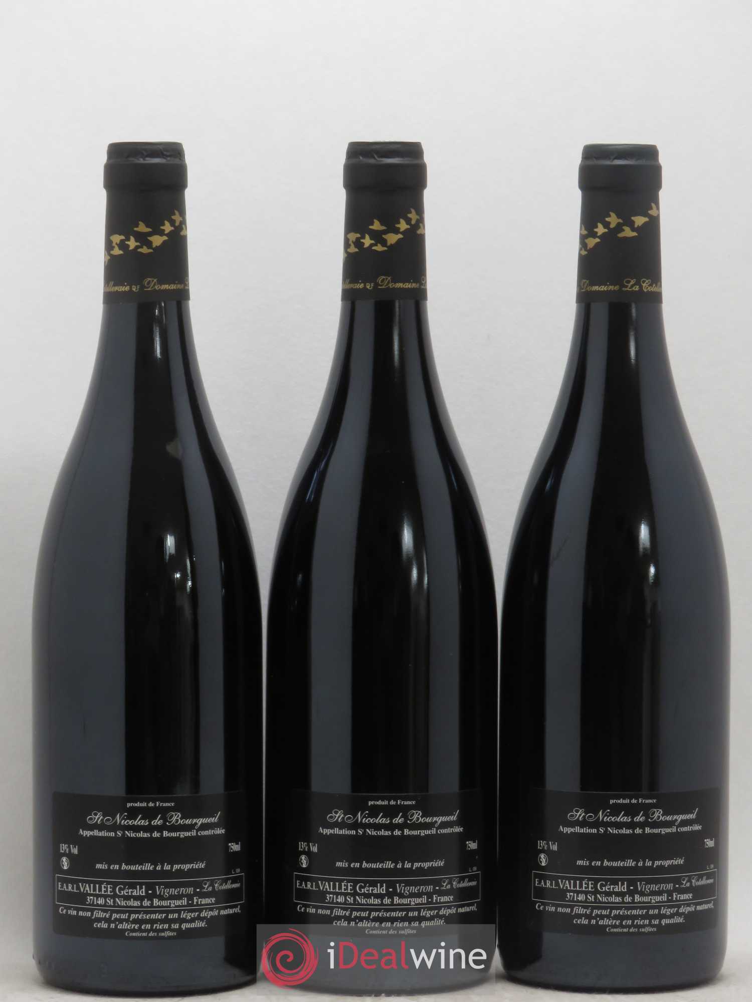 Saint-Nicolas de Bourgueil Le Vau Jaumier Domaine La Cotelleraie 2006 - Posten von 3 Flaschen - 1