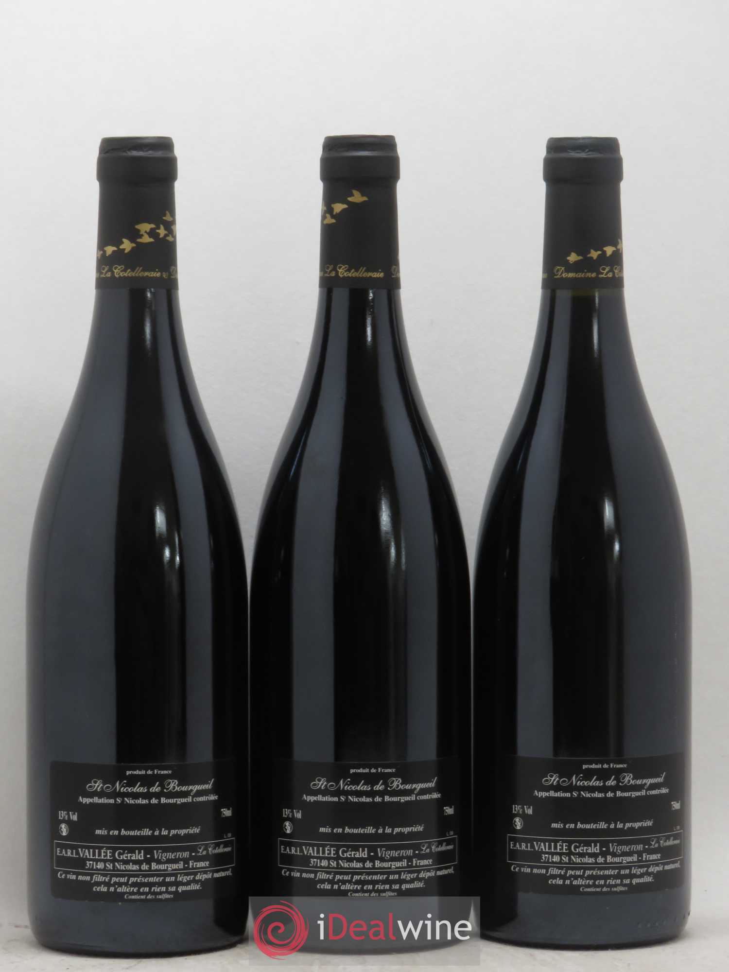 Saint-Nicolas de Bourgueil Le Vau Jaumier Domaine La Cotelleraie 2006 - Posten von 6 Flaschen - 4