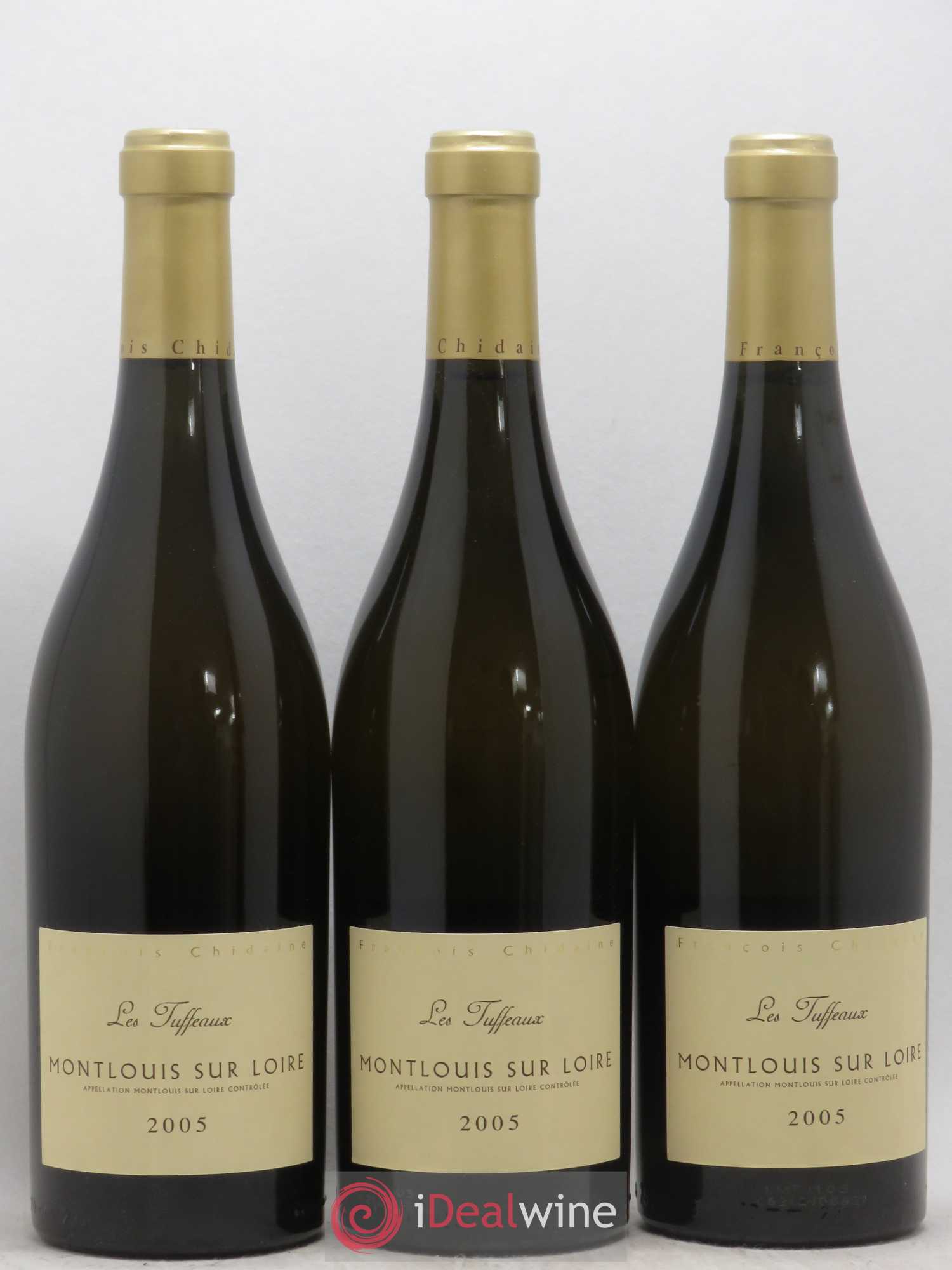 Montlouis-sur-Loire Les Tuffeaux François Chidaine 2005 - Lot de 3 bouteilles - 0