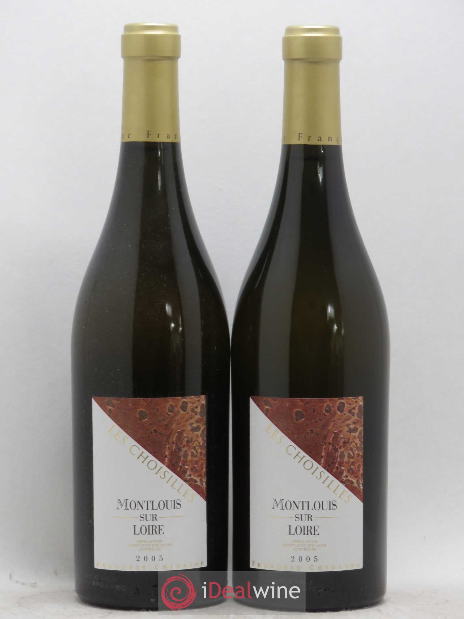 Montlouis-sur-Loire Les Choisilles François Chidaine 2005 - Lot de 2 bouteilles - 0