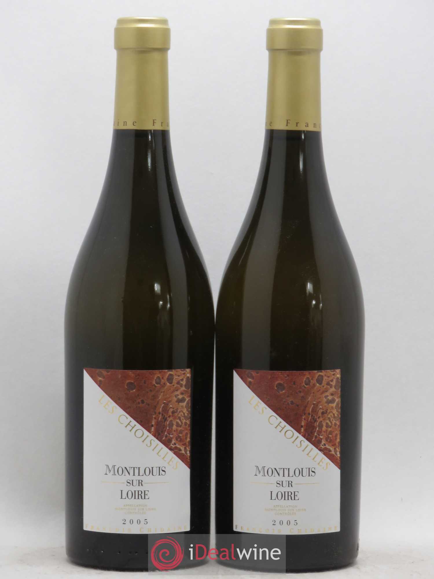 Montlouis-sur-Loire Les Choisilles François Chidaine 2005 - Lot de 2 bouteilles - 0