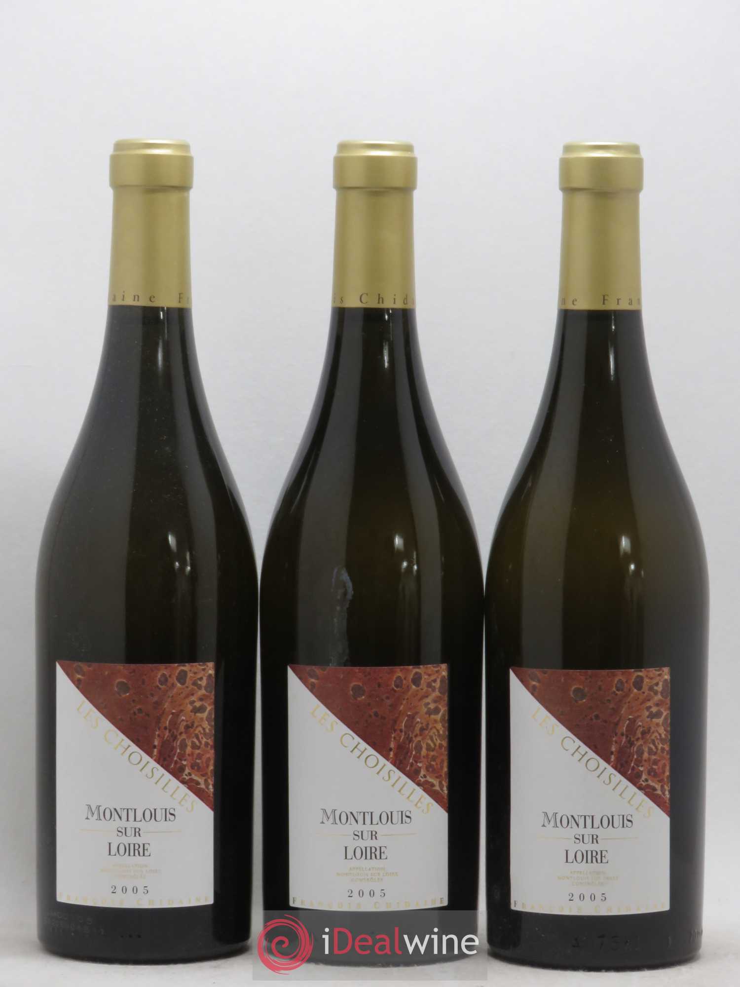Montlouis-sur-Loire Les Choisilles François Chidaine 2005 - Lot de 3 bouteilles - 0