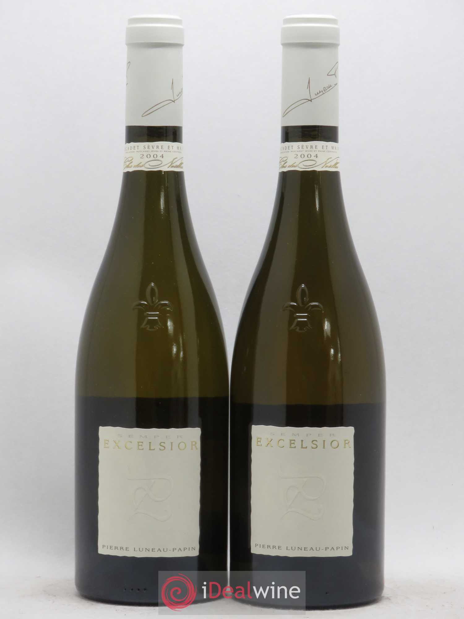 Muscadet-Sèvre-et-Maine Clos Des Noelles Cuvee Excelsior Domaine Luneau Papin 2004 - Posten von 2 Flaschen - 0
