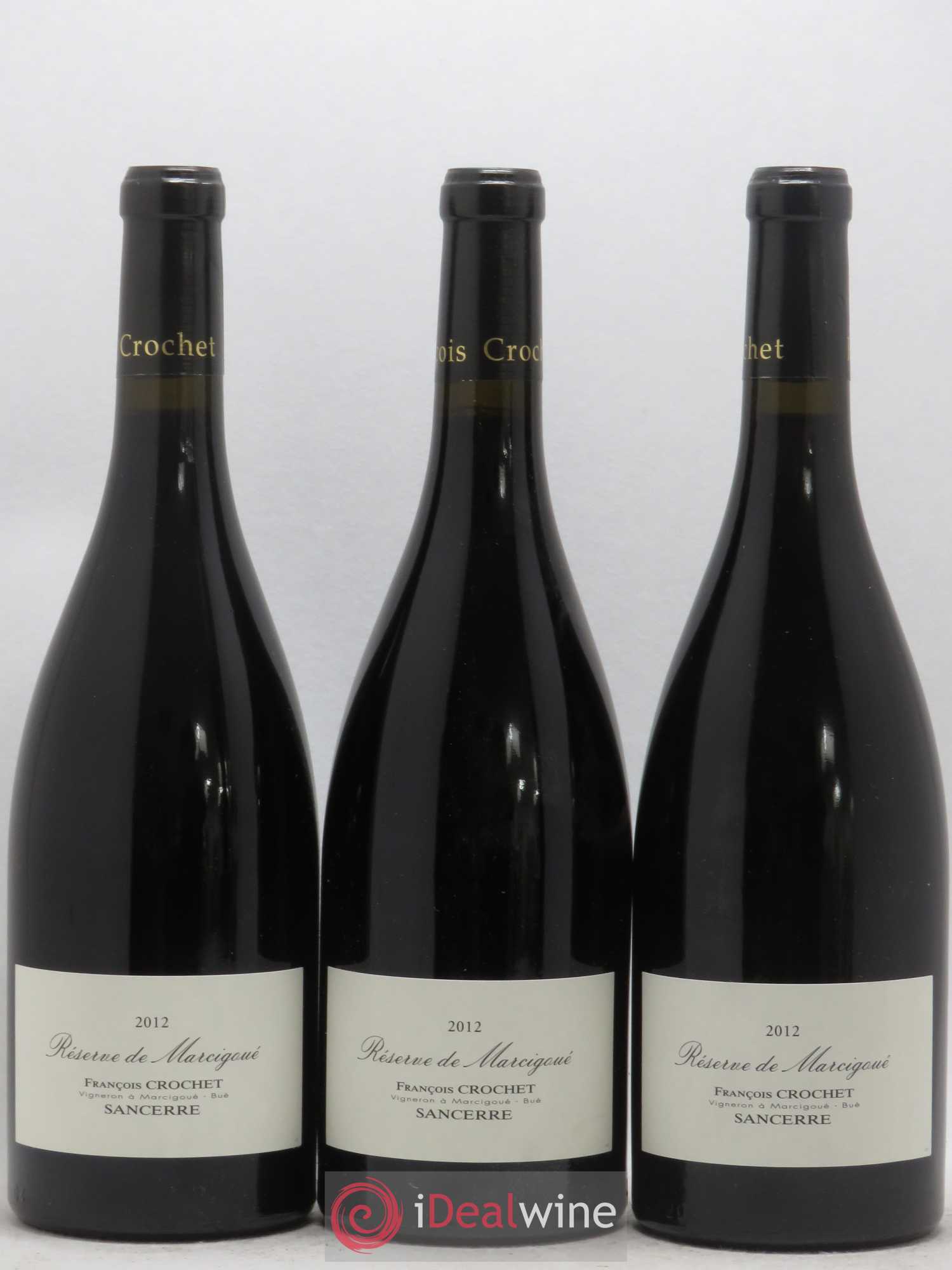 Sancerre Réserve de Marcigoué François Crochet 2012 - Lot de 3 bouteilles - 0
