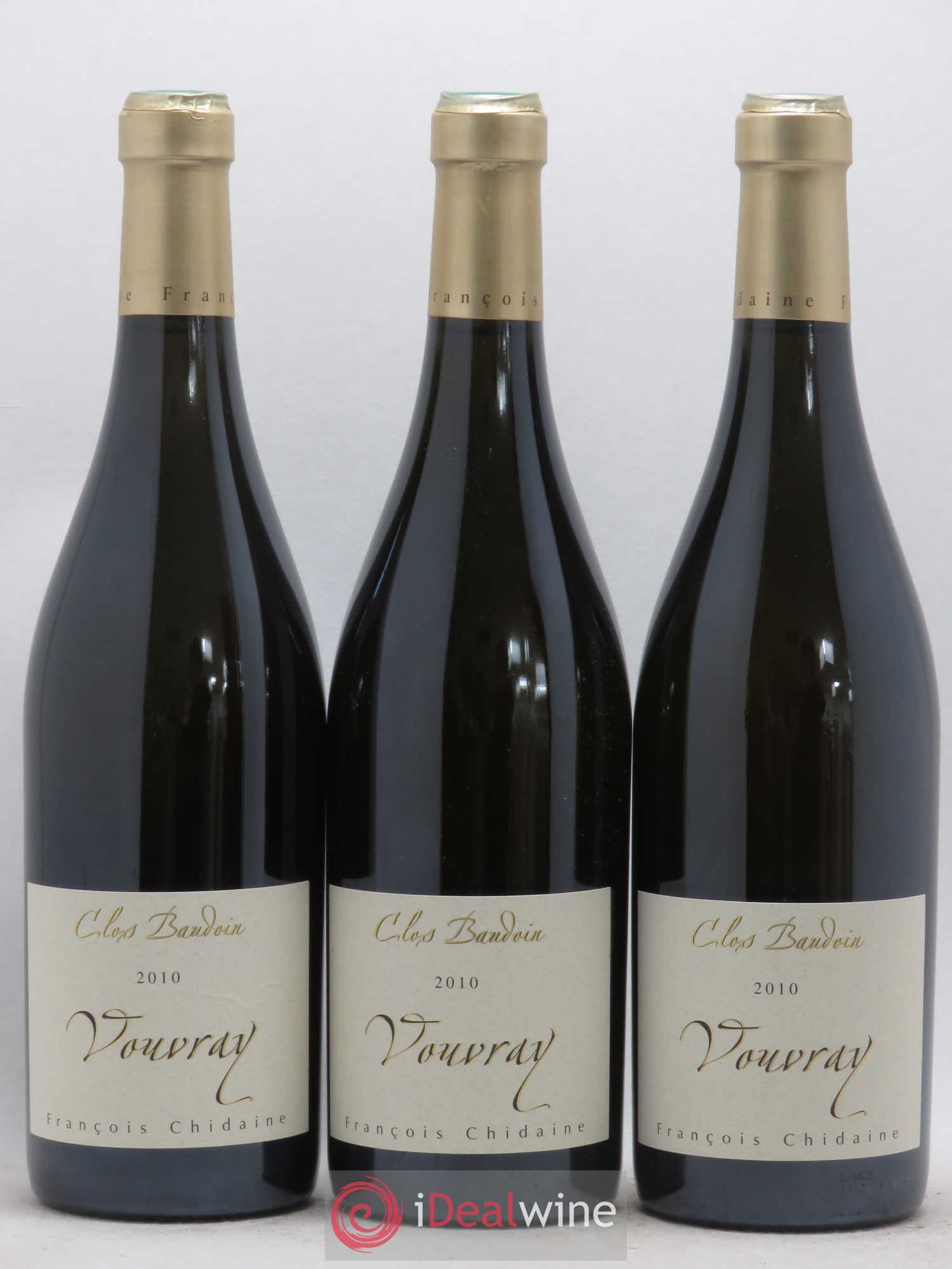 Vouvray Clos Baudoin Domaine François Chidaine 2010 - Posten von 3 Flaschen - 0