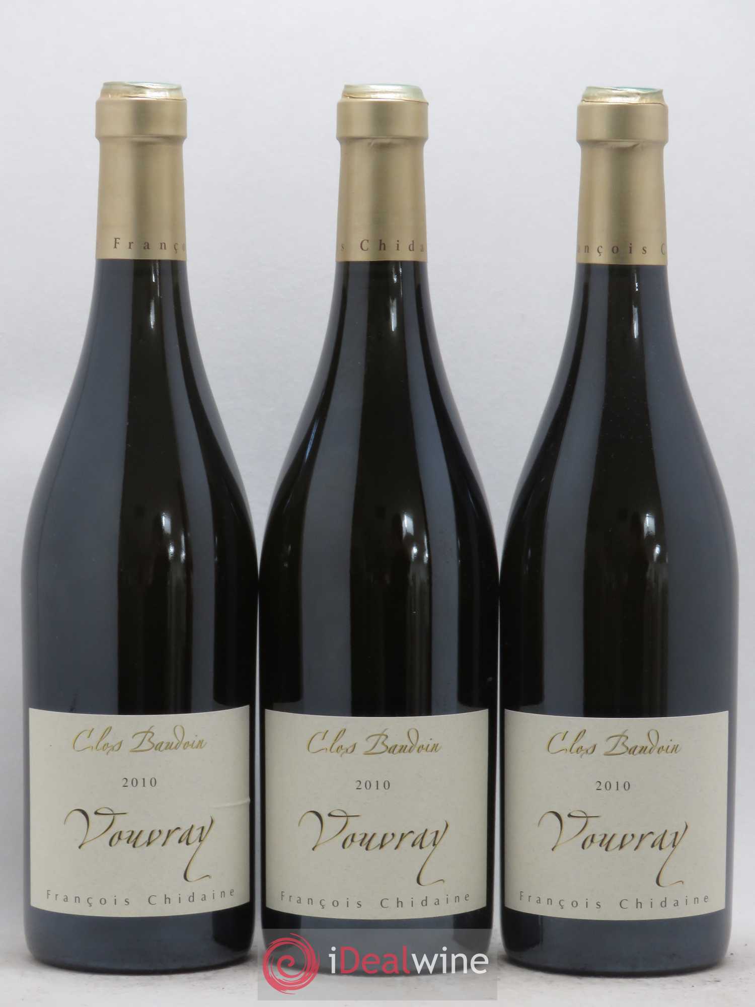 Vouvray Clos Baudoin Domaine François Chidaine 2010 - Posten von 3 Flaschen - 0