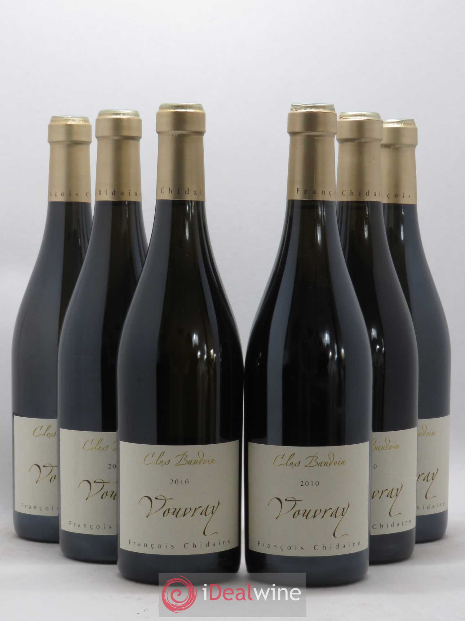 Vouvray Clos Baudoin Domaine François Chidaine 2010 - Posten von 6 Flaschen - 0