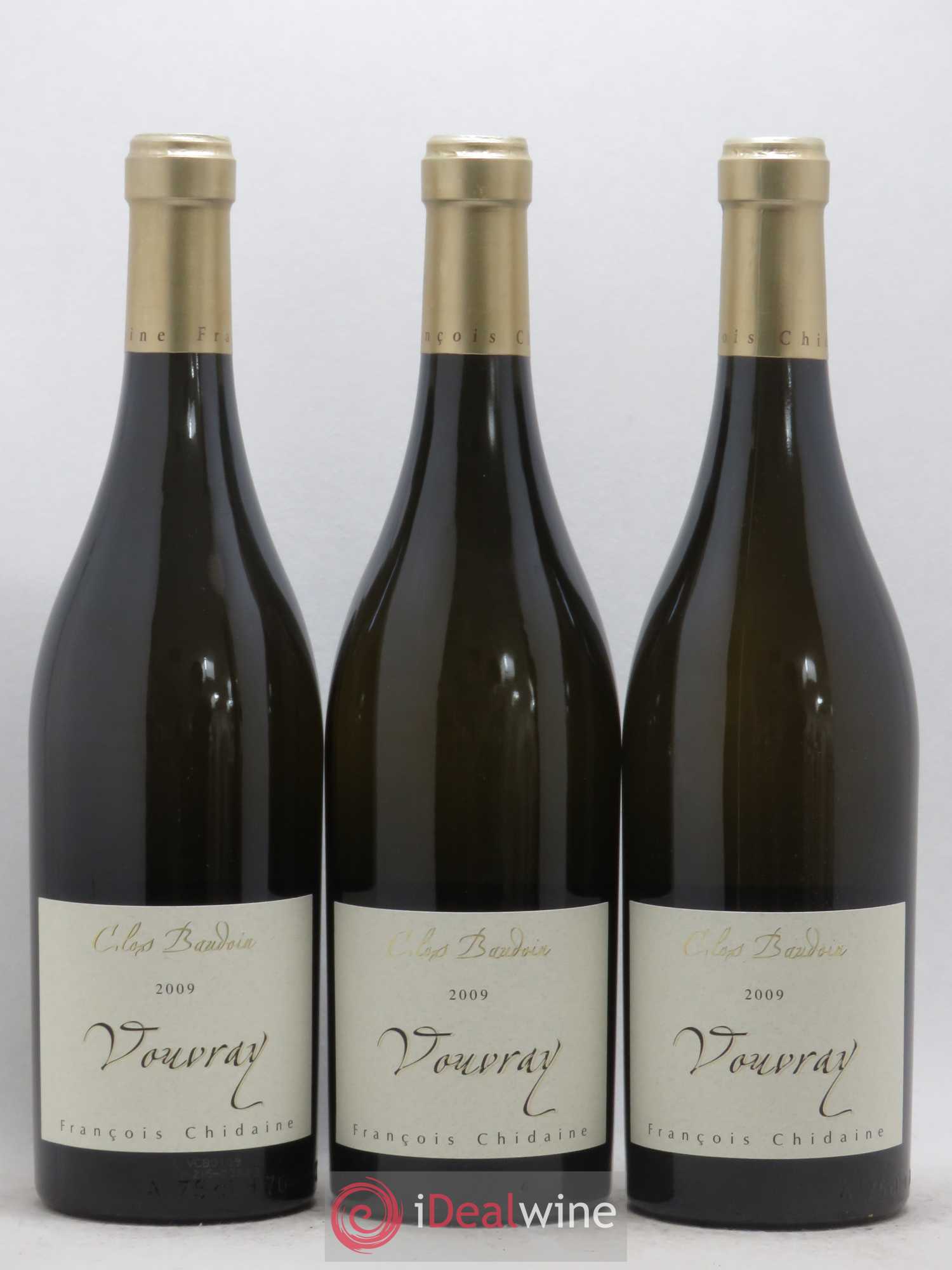 Vouvray Clos Baudoin Domaine François Chidaine 2009 - Posten von 3 Flaschen - 0