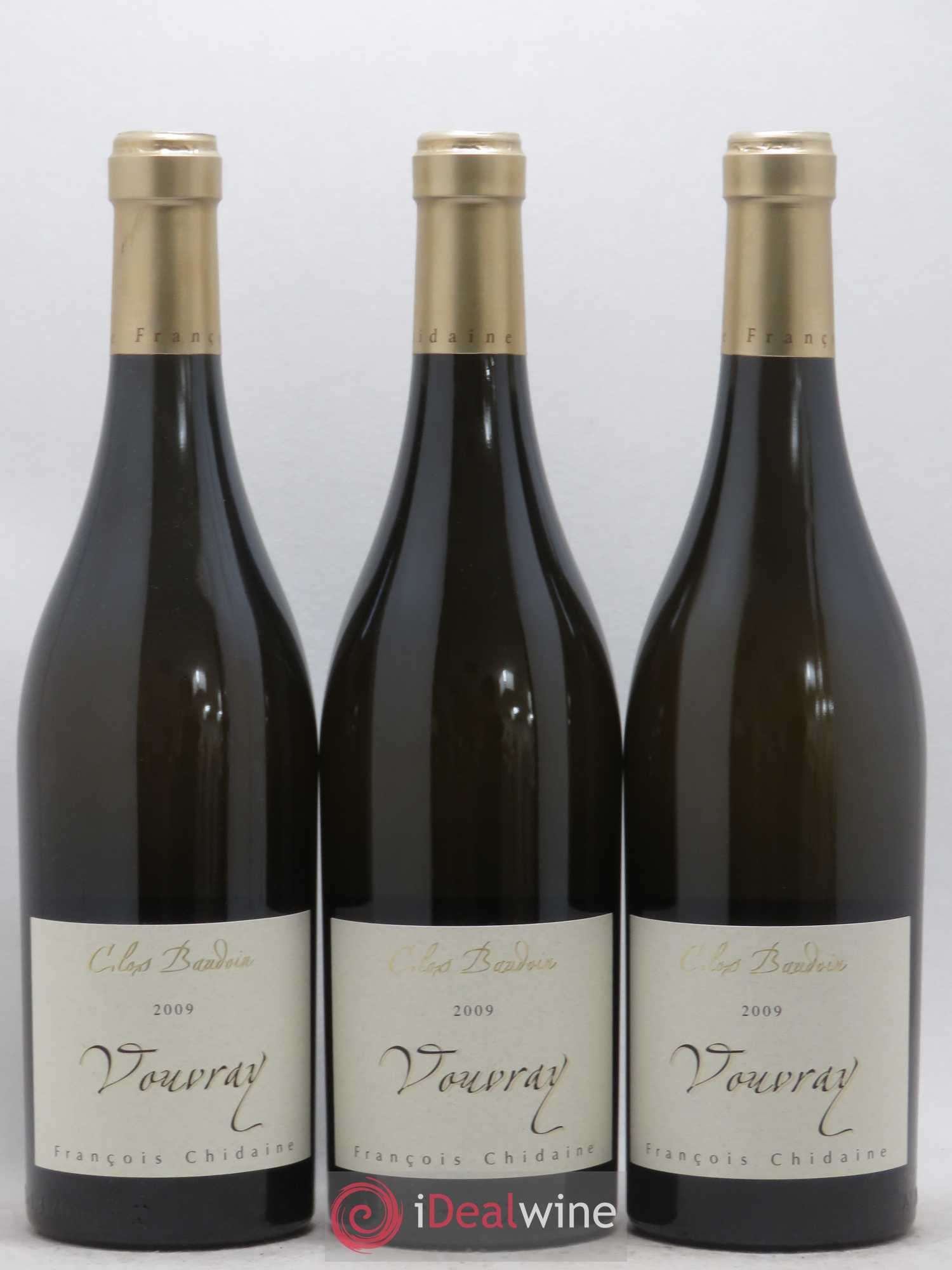 Vouvray Clos Baudoin Domaine François Chidaine 2009 - Posten von 3 Flaschen - 0