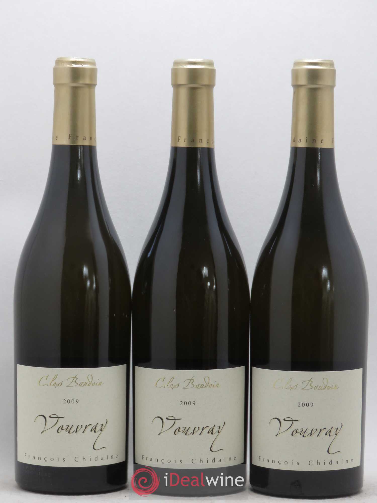 Vouvray Clos Baudoin Domaine François Chidaine 2009 - Posten von 6 Flaschen - 2