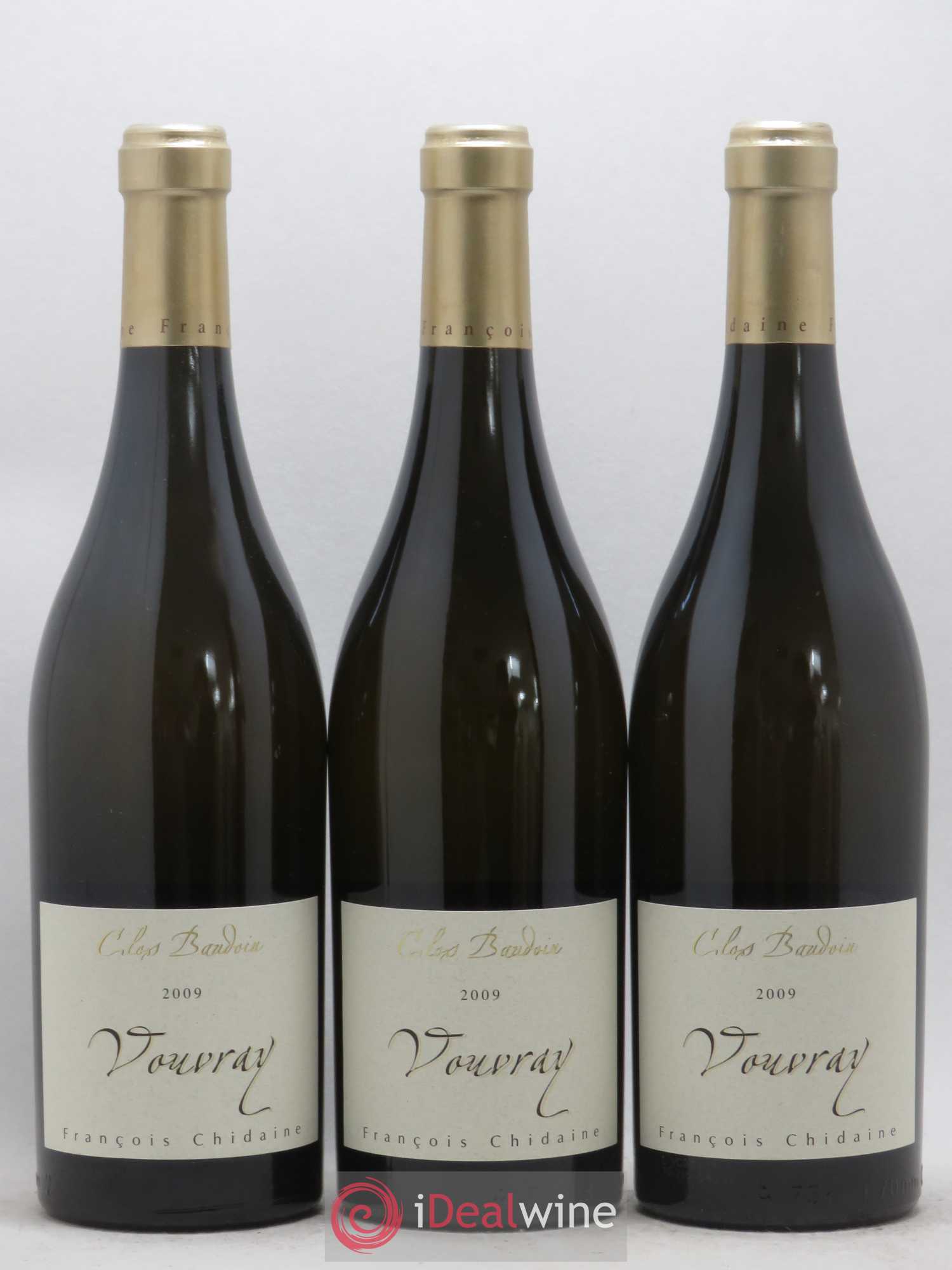 Vouvray Clos Baudoin Domaine François Chidaine 2009 - Posten von 6 Flaschen - 2
