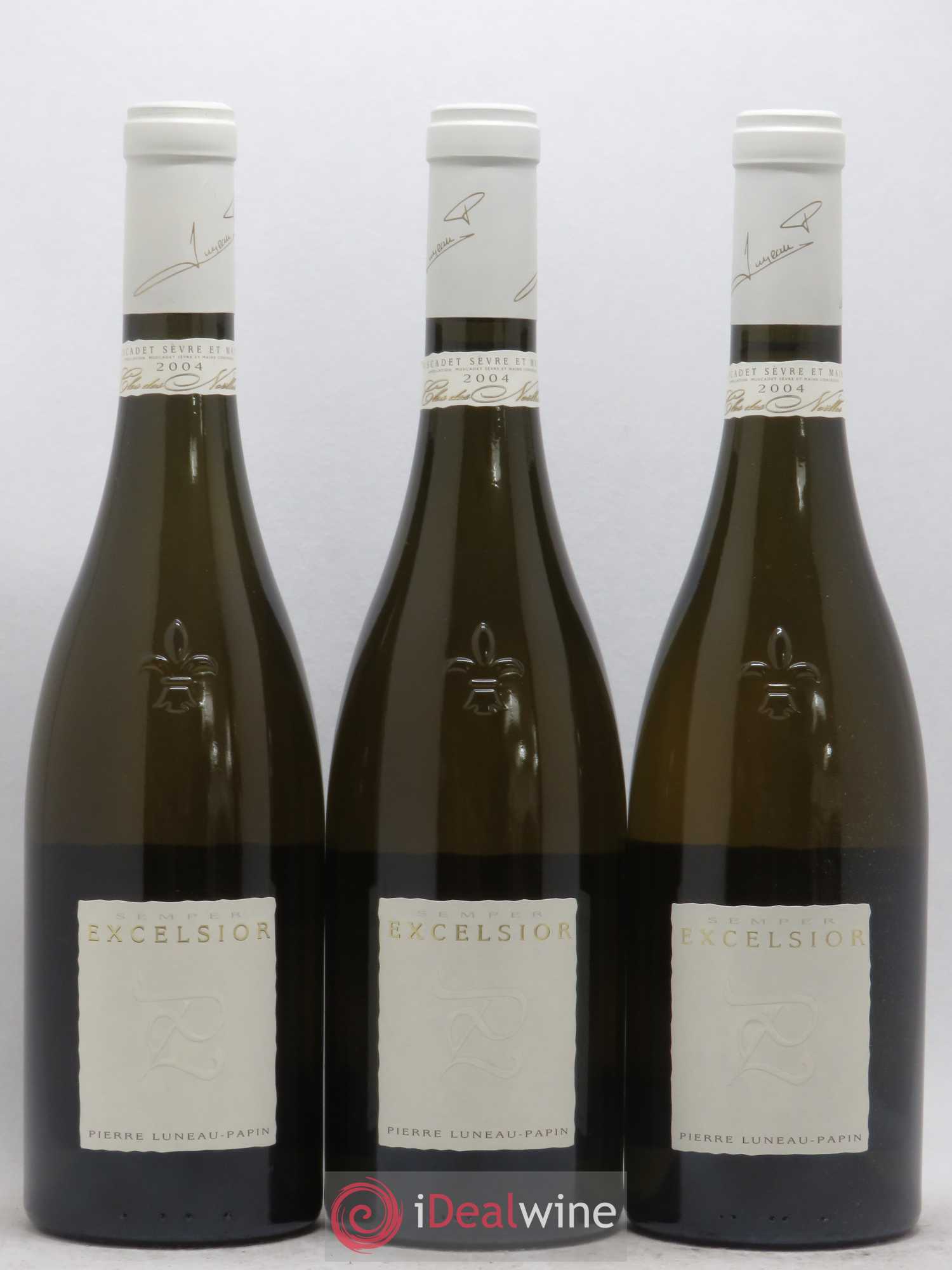 Muscadet-Sèvre-et-Maine Clos Des Noelles Cuvee Excelsior Domaine Luneau Papin 2004 - Posten von 6 Flaschen - 1