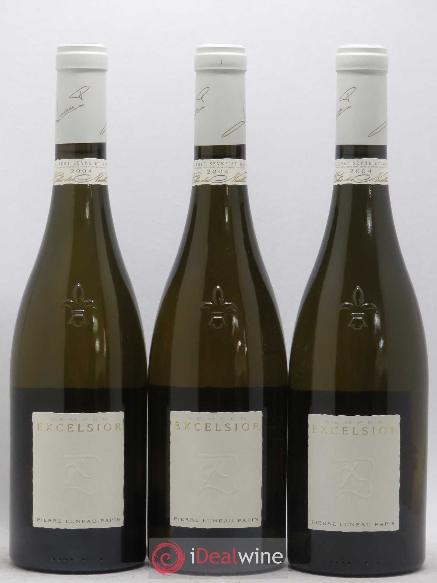 Muscadet-Sèvre-et-Maine Clos Des Noelles Cuvee Excelsior Domaine Luneau Papin 2004 - Posten von 6 Flaschen - 3
