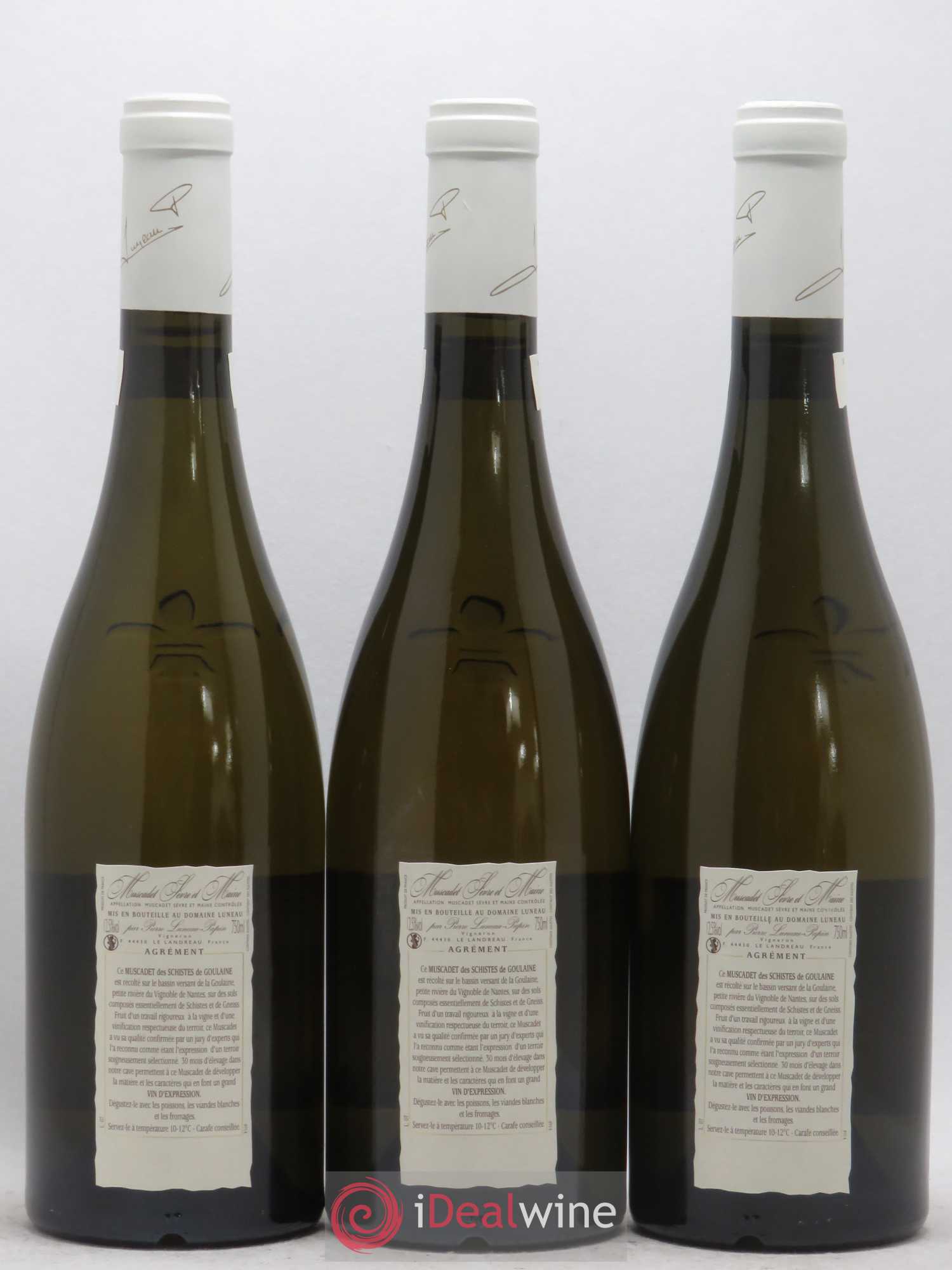 Muscadet-Sèvre-et-Maine Clos Des Noelles Cuvee Excelsior Domaine Luneau Papin 2004 - Posten von 6 Flaschen - 4