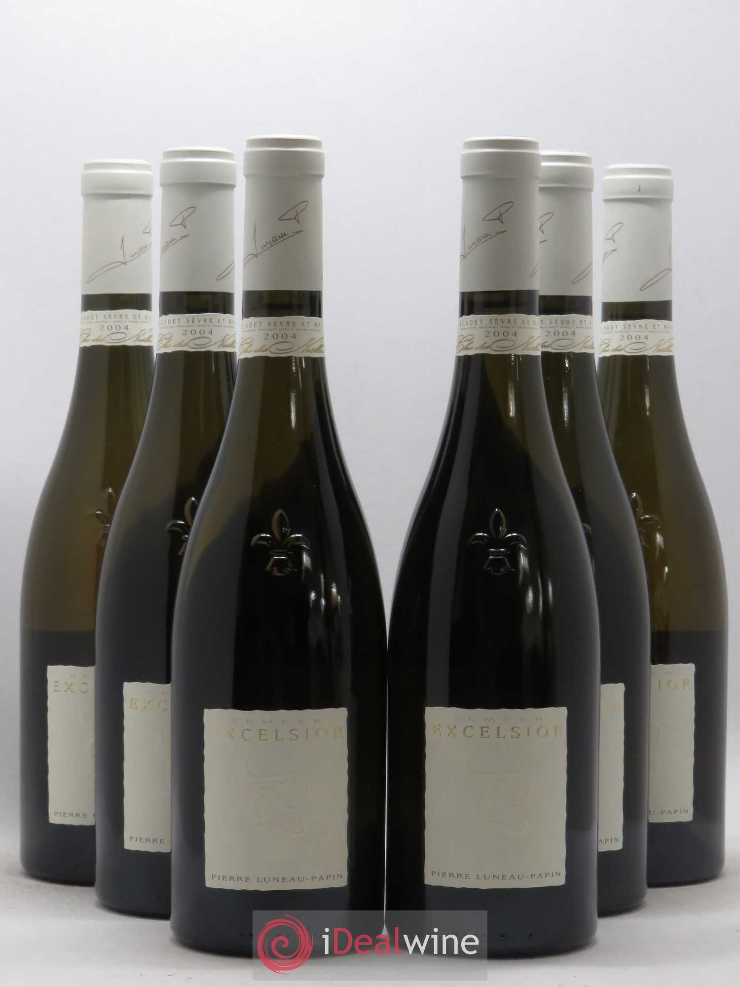 Muscadet-Sèvre-et-Maine Clos Des Noelles Cuvee Excelsior Domaine Luneau Papin 2004 - Posten von 6 Flaschen - 0